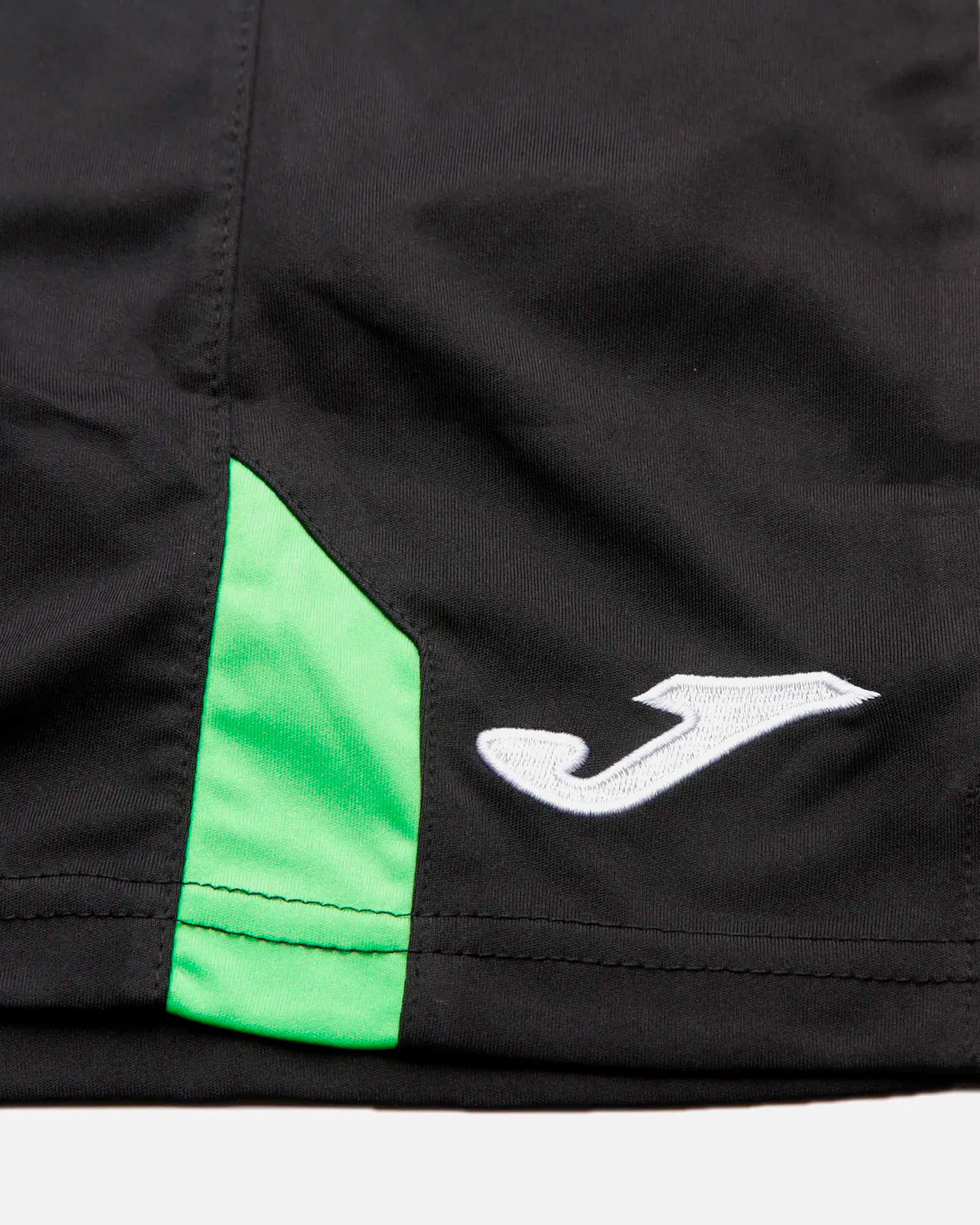 Pantalón Corto Supernova Junior Negro Verde - Fútbol Factory