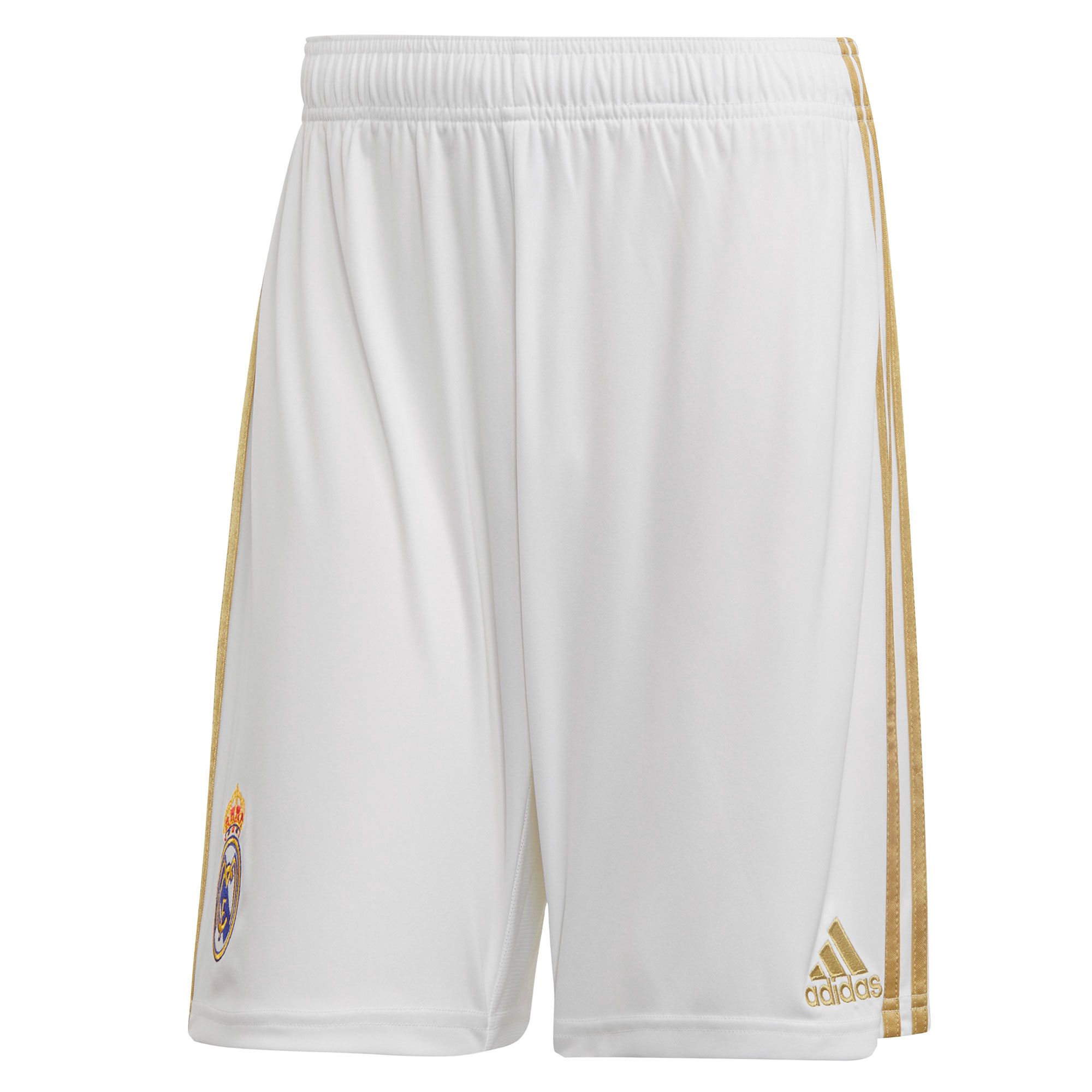 Pantalón 1ª Real Madrid 2019/2020 Blanco Dorado - Fútbol Factory