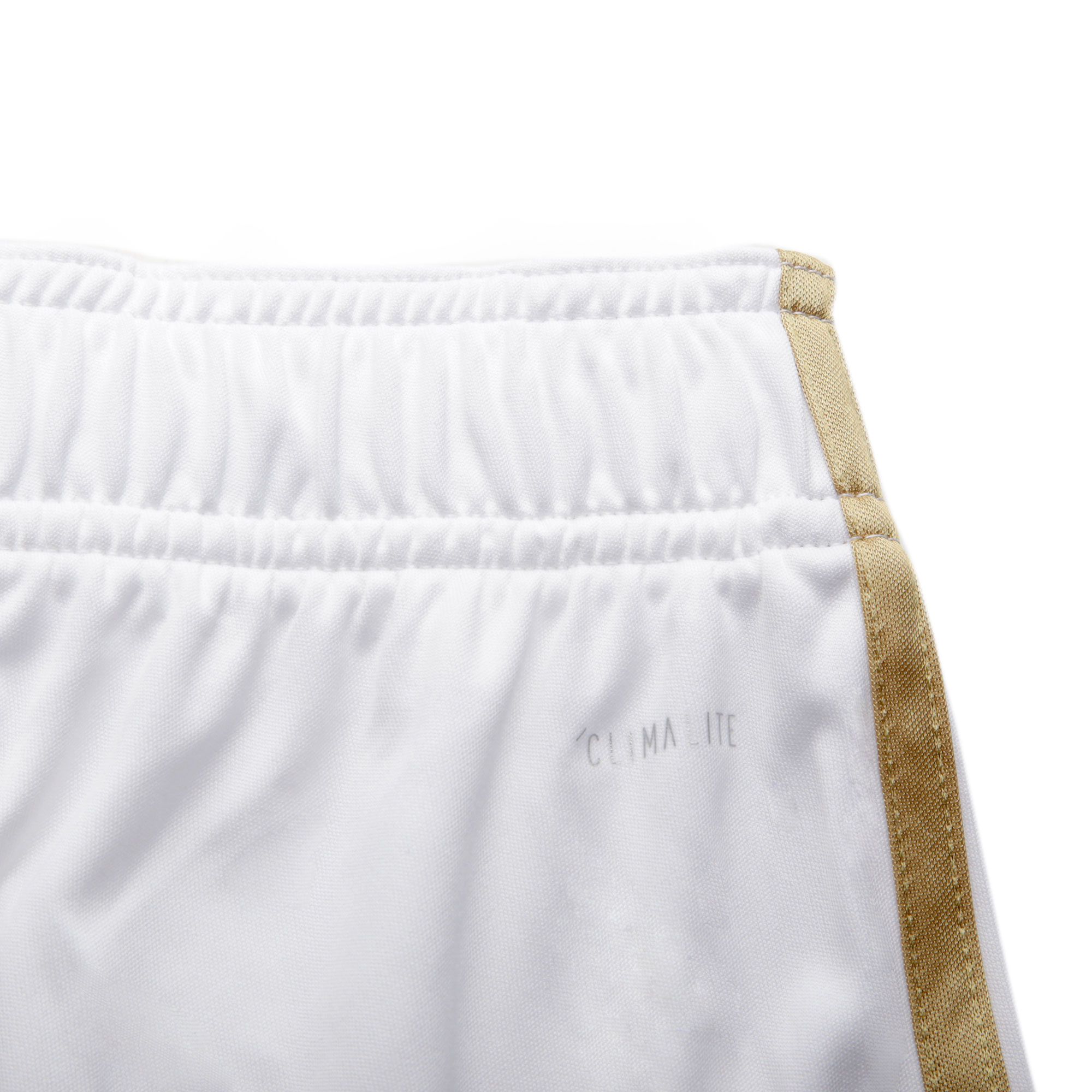 Pantalón 1ª Real Madrid 2019/2020 Blanco Dorado - Fútbol Factory