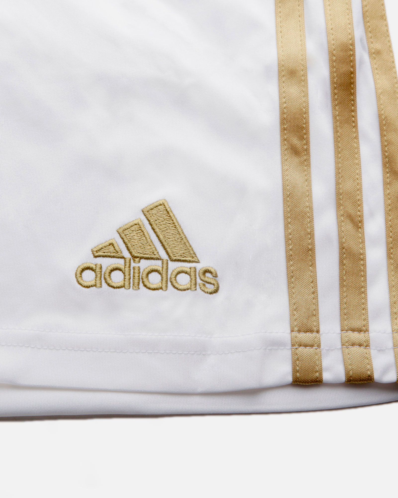 Pantalón 1ª Real Madrid 2019/2020 Junior Blanco Dorado - Fútbol Factory