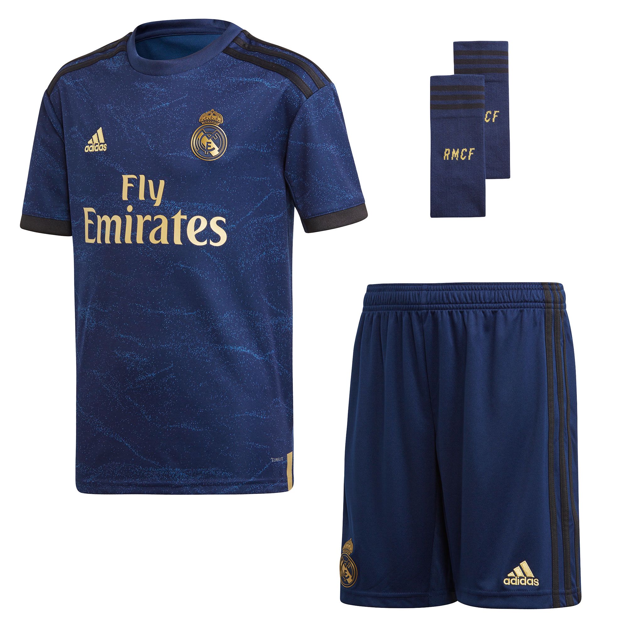 Conjunto 2ª Real Madrid 2019/2020 Junior Azul - Fútbol Factory