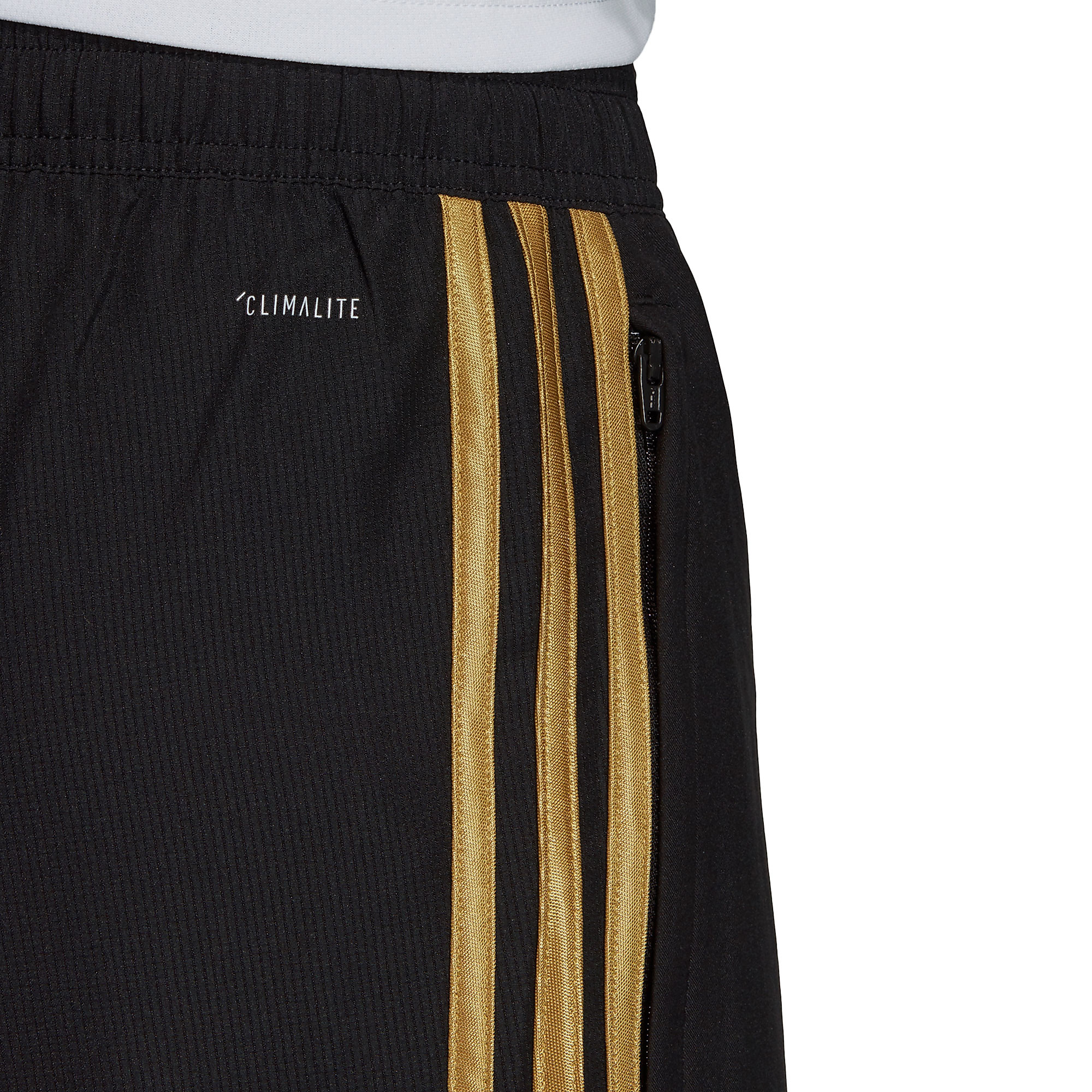 Pantalón Corto de Paseo Real Madrid 2019/2020 Negro Dorado - Fútbol Factory