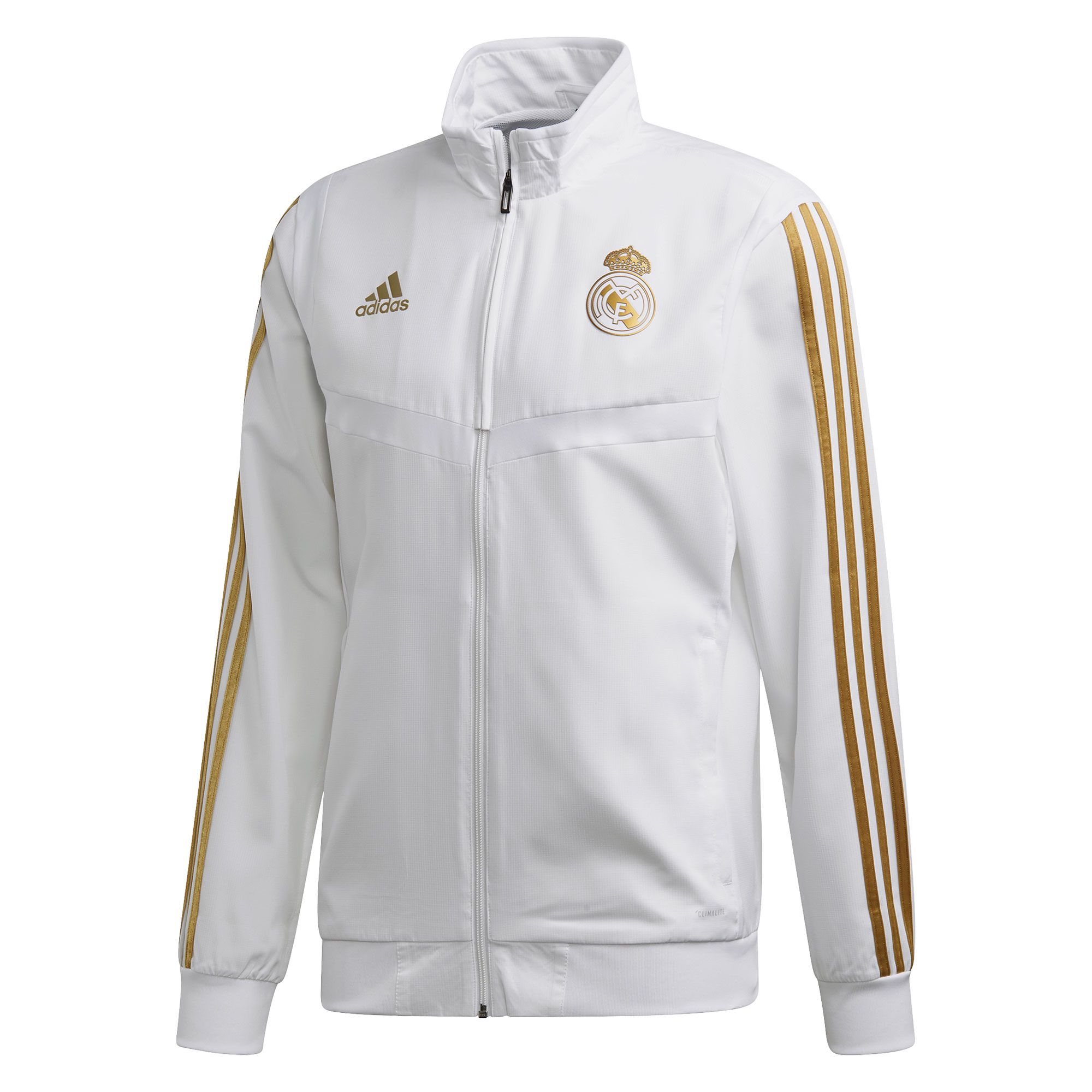 Chándal Pre-Match Real Madrid 2019/2020 Blanco Negro - Fútbol Factory