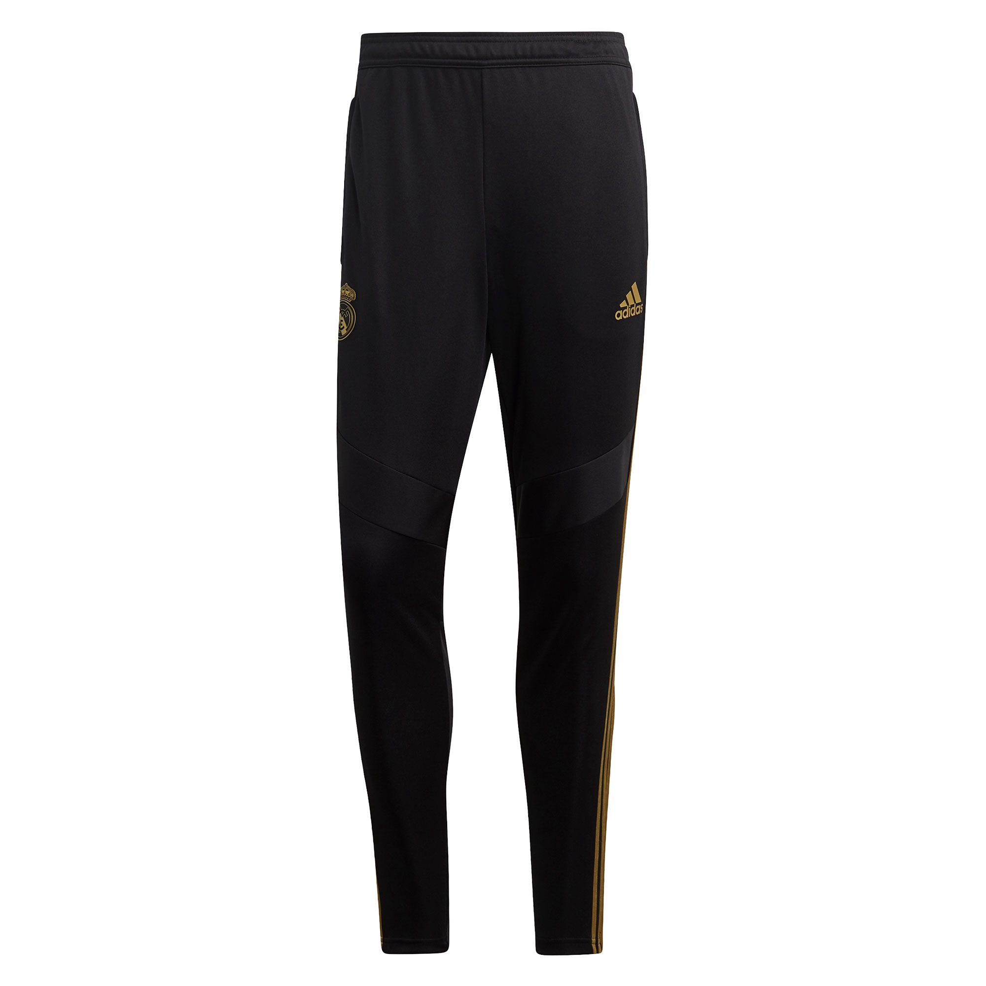 Pantalón Largo de Training Real Madrid 2019/2020 Negro Dorado - Fútbol Factory