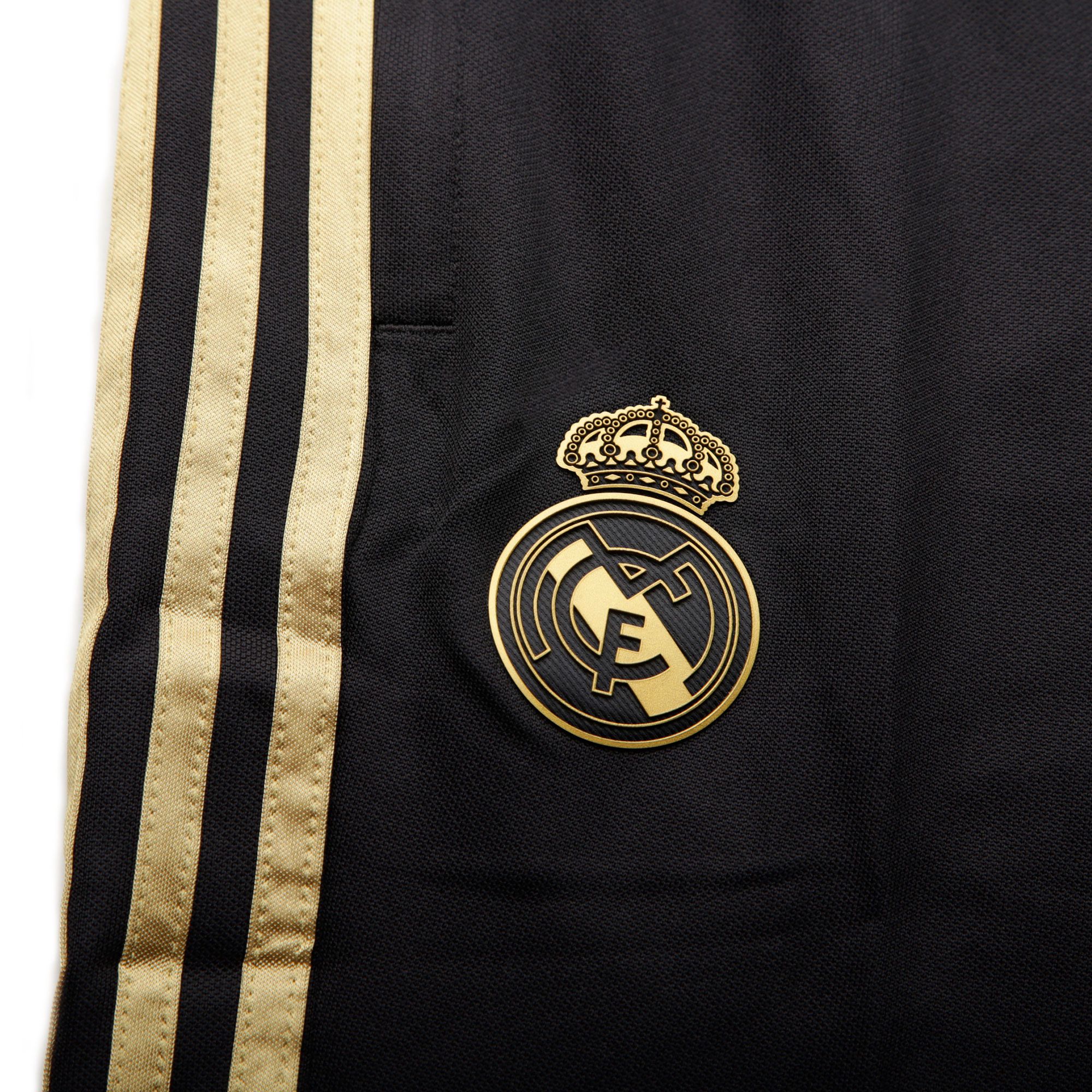Pantalón Largo de Training Real Madrid 2019/2020 Negro Dorado - Fútbol Factory