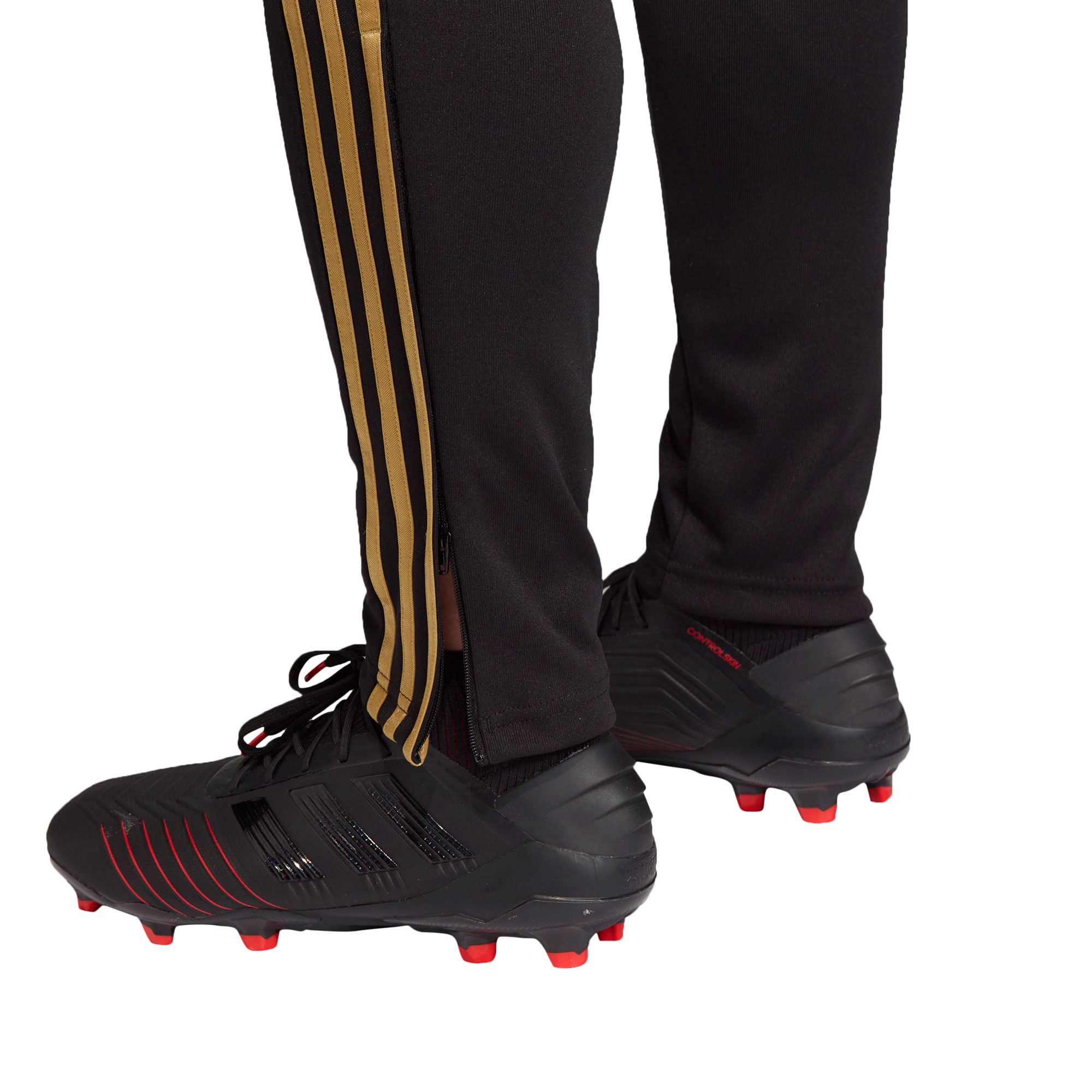 Pantalón Largo de Training Real Madrid 2019/2020 Negro Dorado - Fútbol Factory