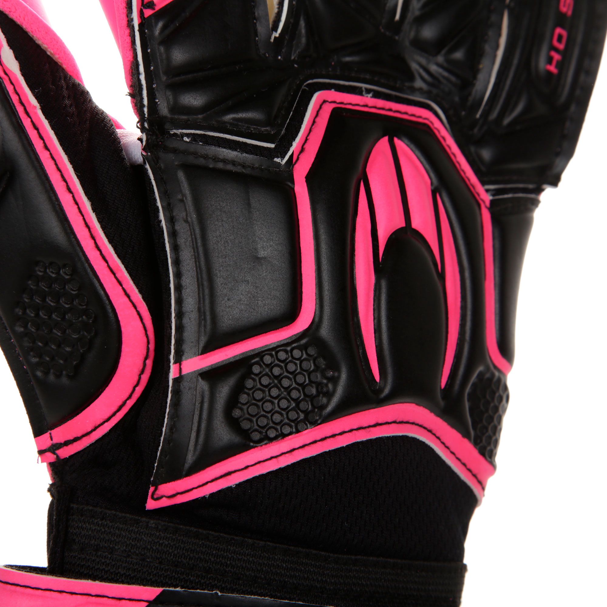 Guantes Premier Guerrero Hybrid Storm Rosa Negro - Fútbol Factory