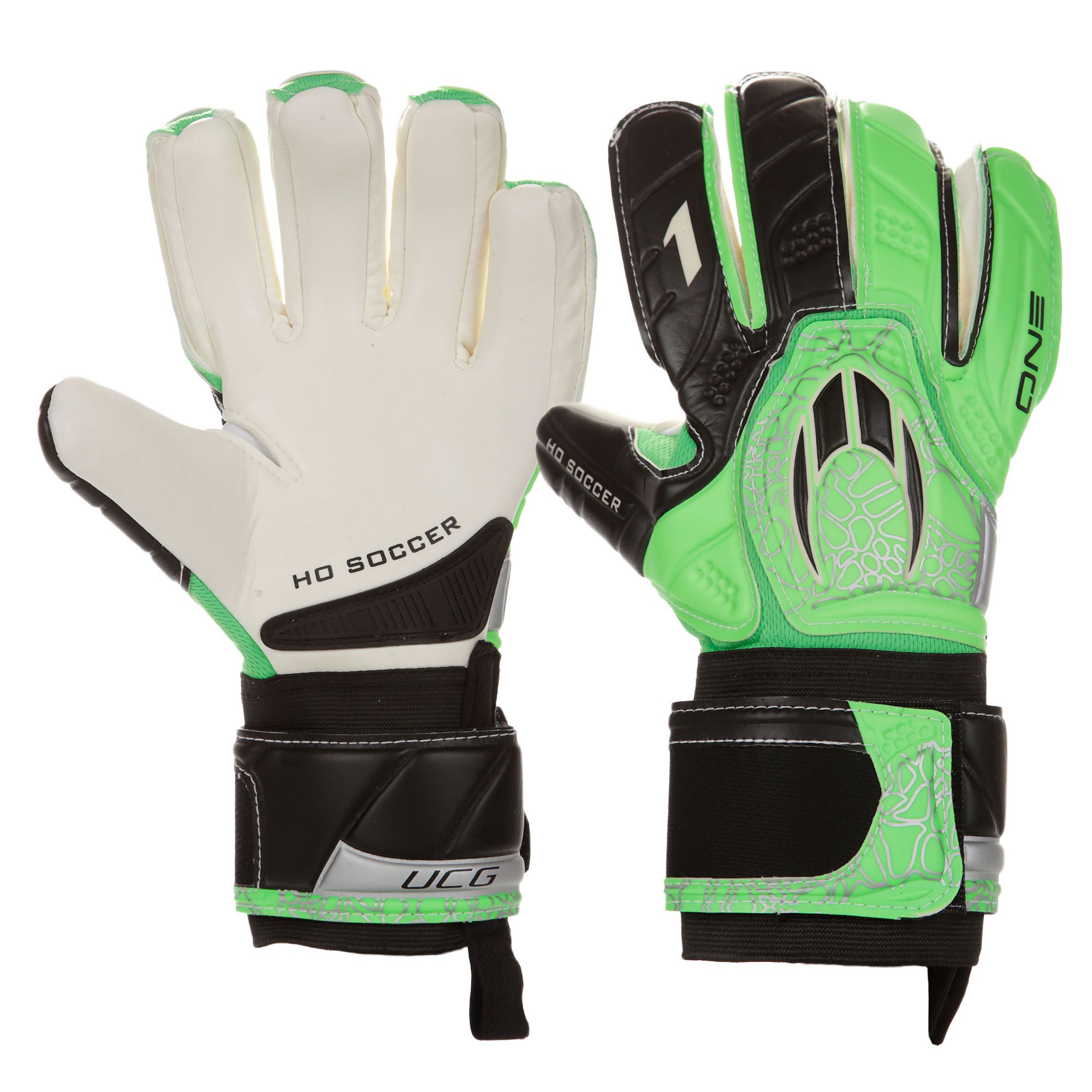 Guantes One Flat Negative Verde - Fútbol Factory