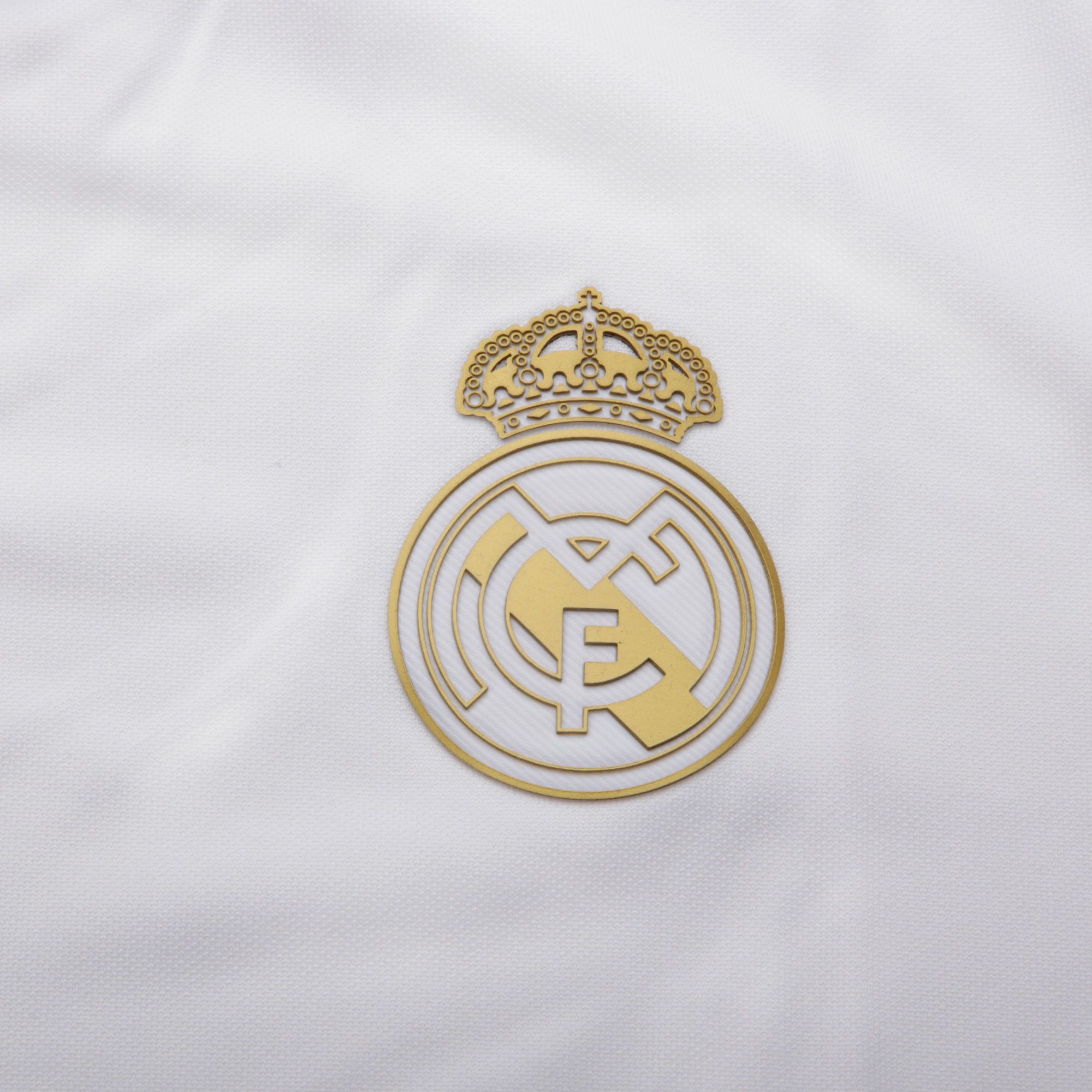 Sudadera de Training Real Madrid 2019/2020 Blanco Dorado - Fútbol Factory