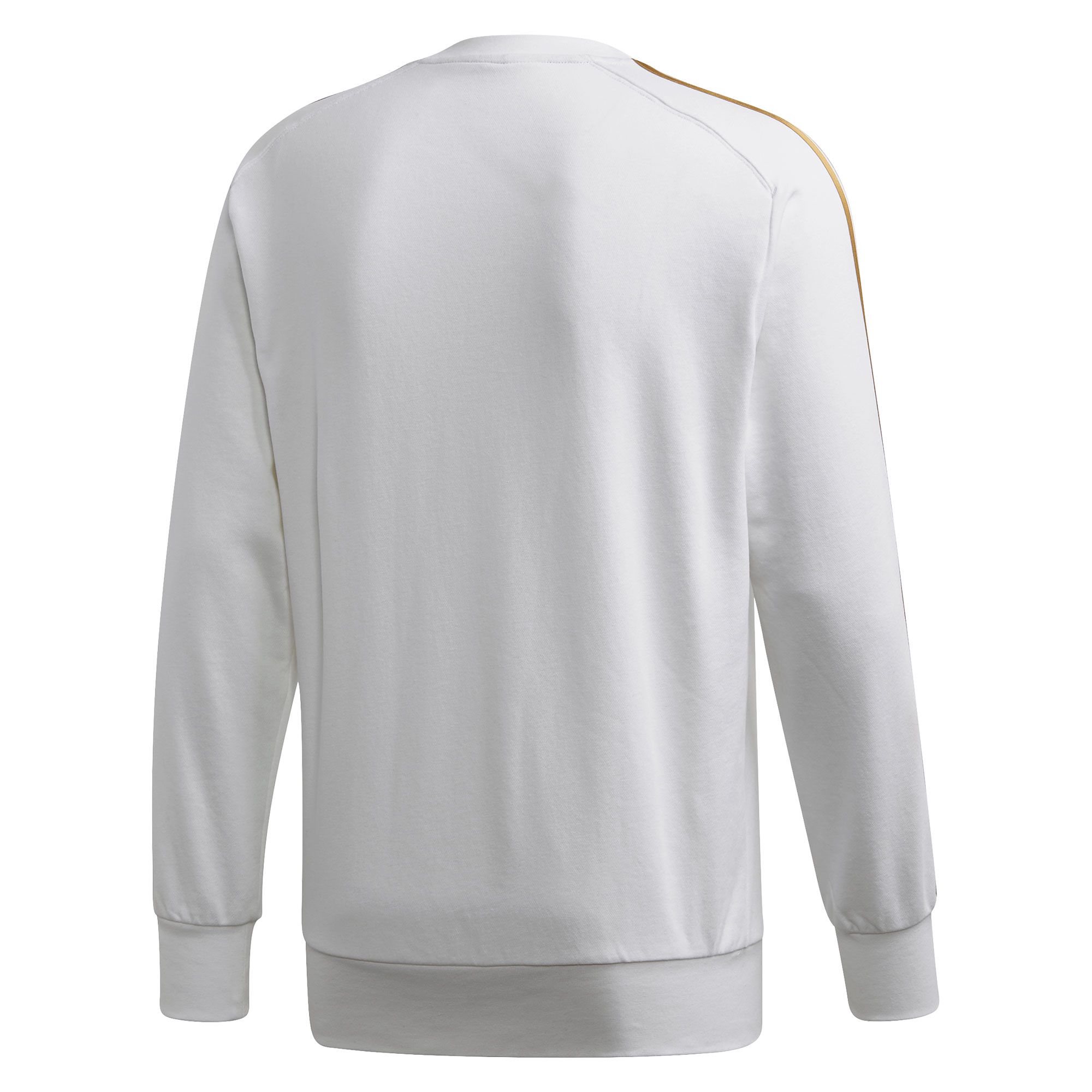 Sudadera de Paseo Real Madrid 2019/2020 Blanco Dorado - Fútbol Factory