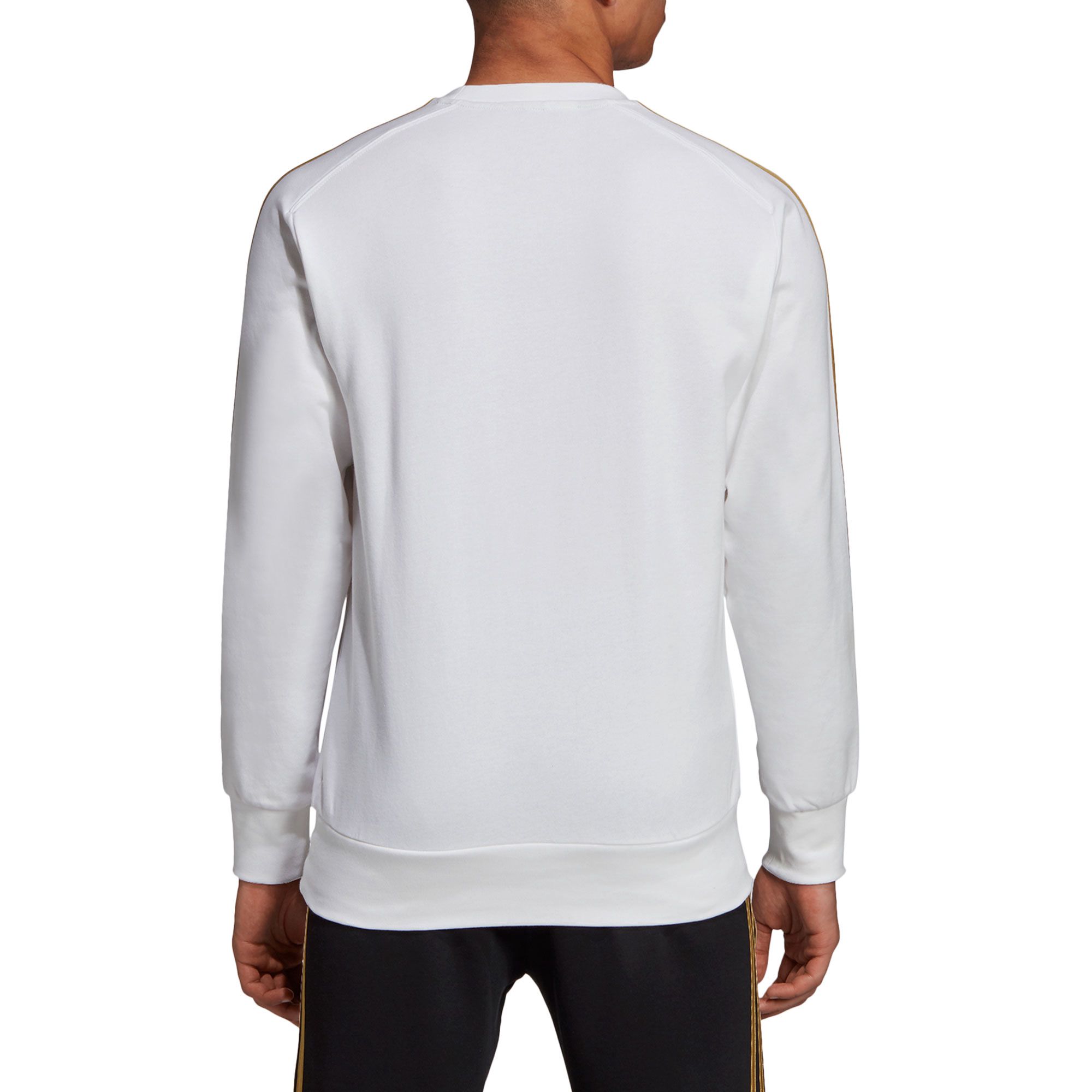Sudadera de Paseo Real Madrid 2019/2020 Blanco Dorado - Fútbol Factory