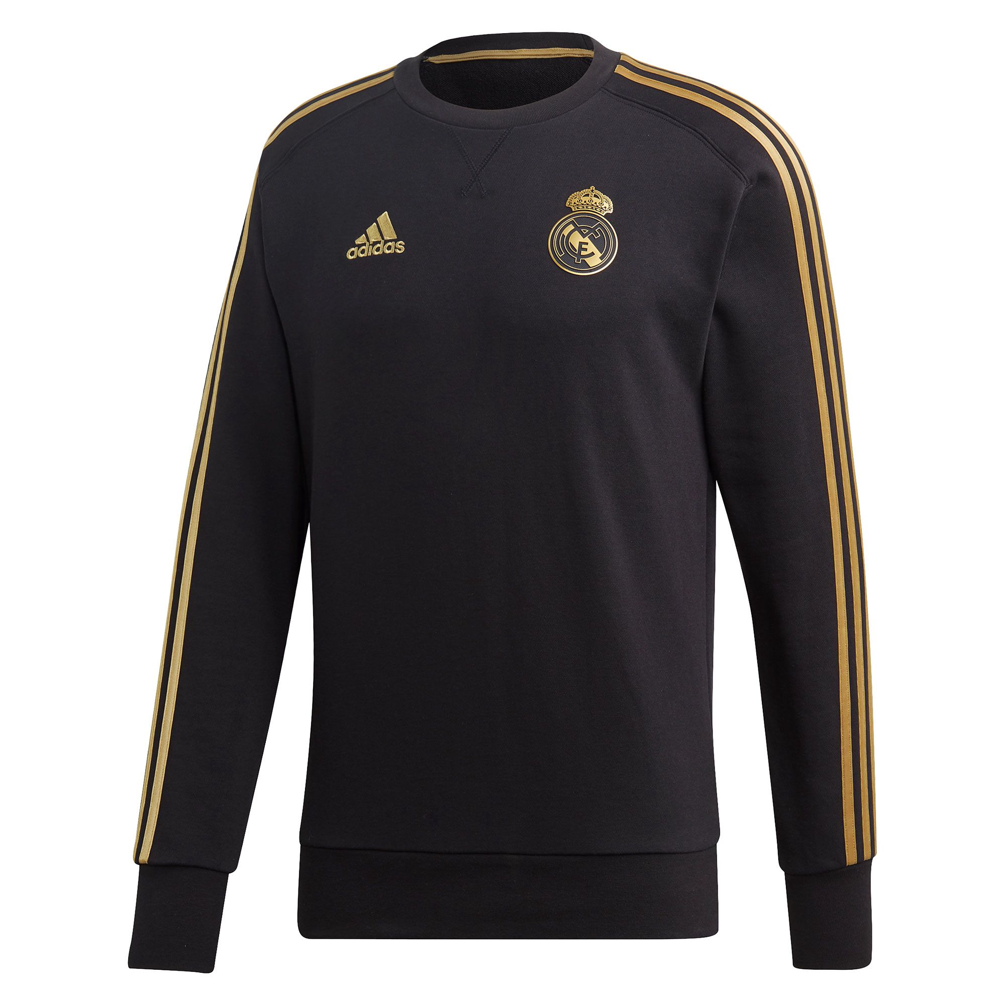 Sudadera de Paseo Real Madrid 2019/2020 Negro Dorado - Fútbol Factory