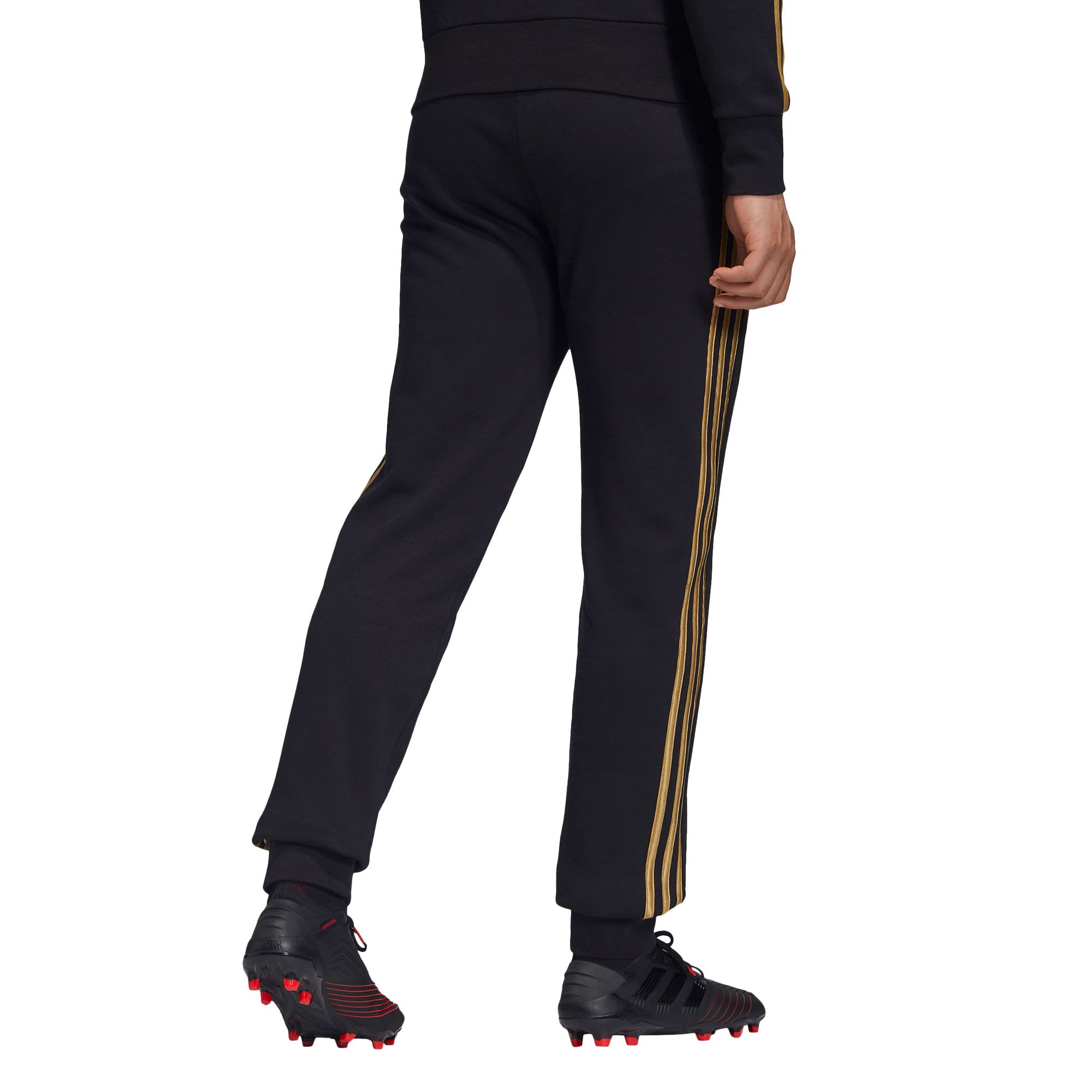 Pantalón Largo de Paseo Real Madrid 2019/2020 Negro Dorado - Fútbol Factory