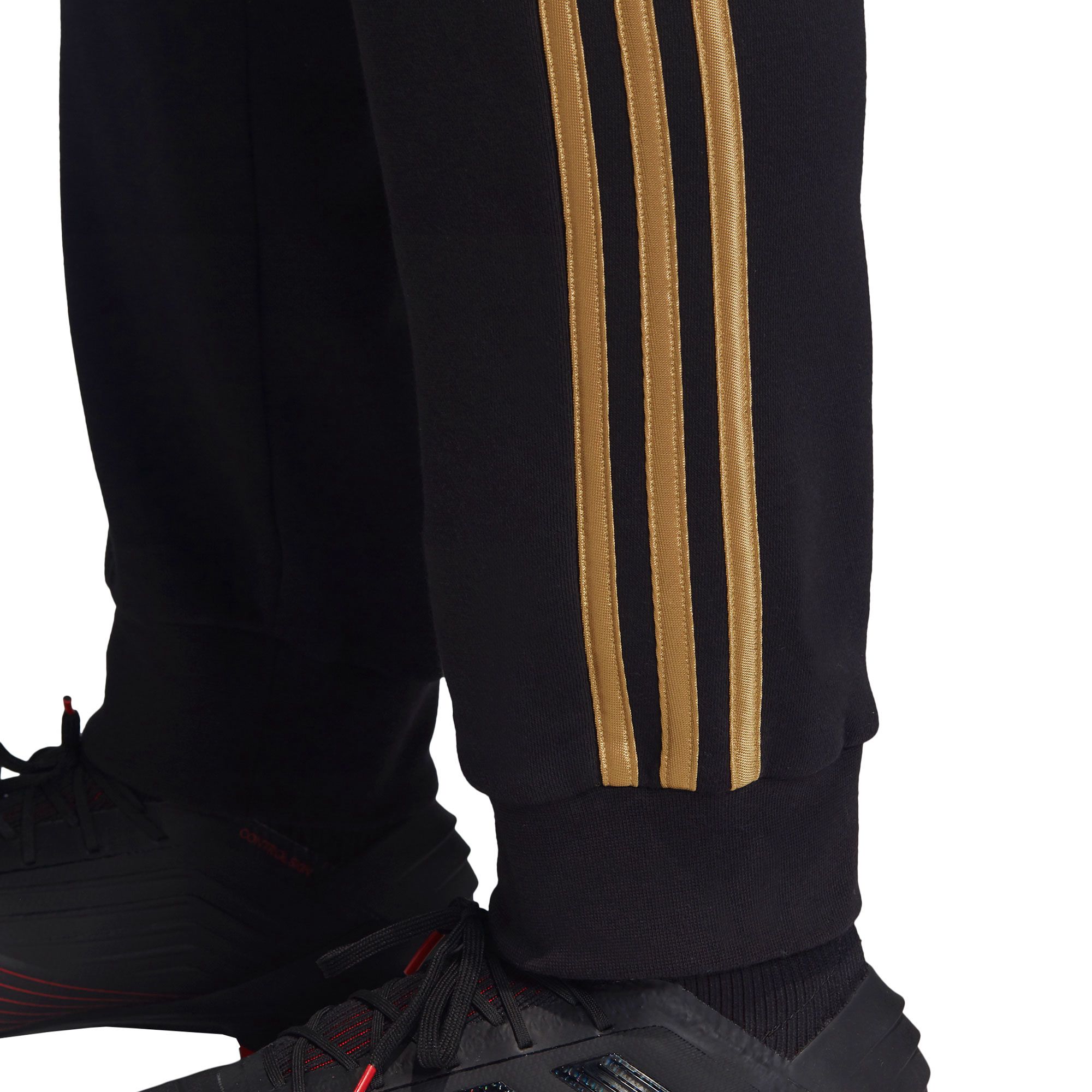 Pantalón Largo de Paseo Real Madrid 2019/2020 Negro Dorado - Fútbol Factory