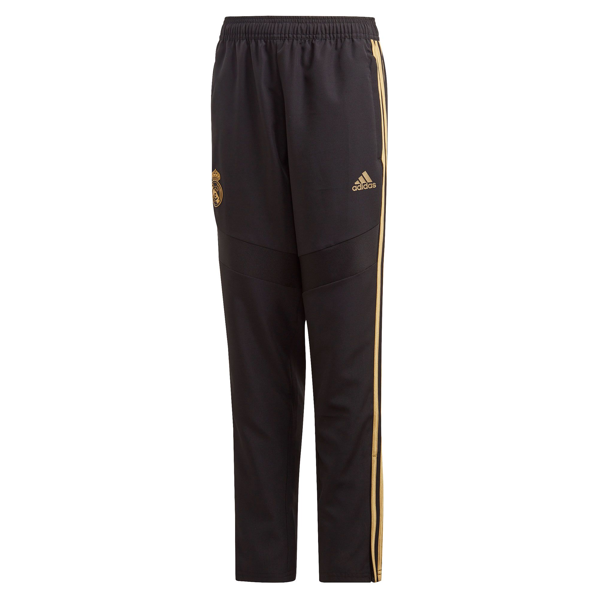Chándal Pre-Match Real Madrid 2019/2020 Junior Negro Dorado - Fútbol Factory