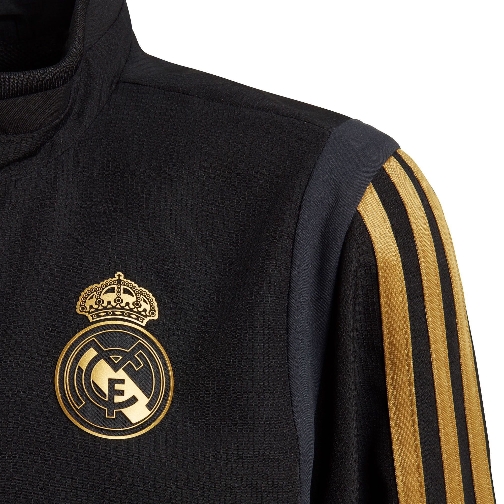 Chándal Pre-Match Real Madrid 2019/2020 Junior Negro Dorado - Fútbol Factory
