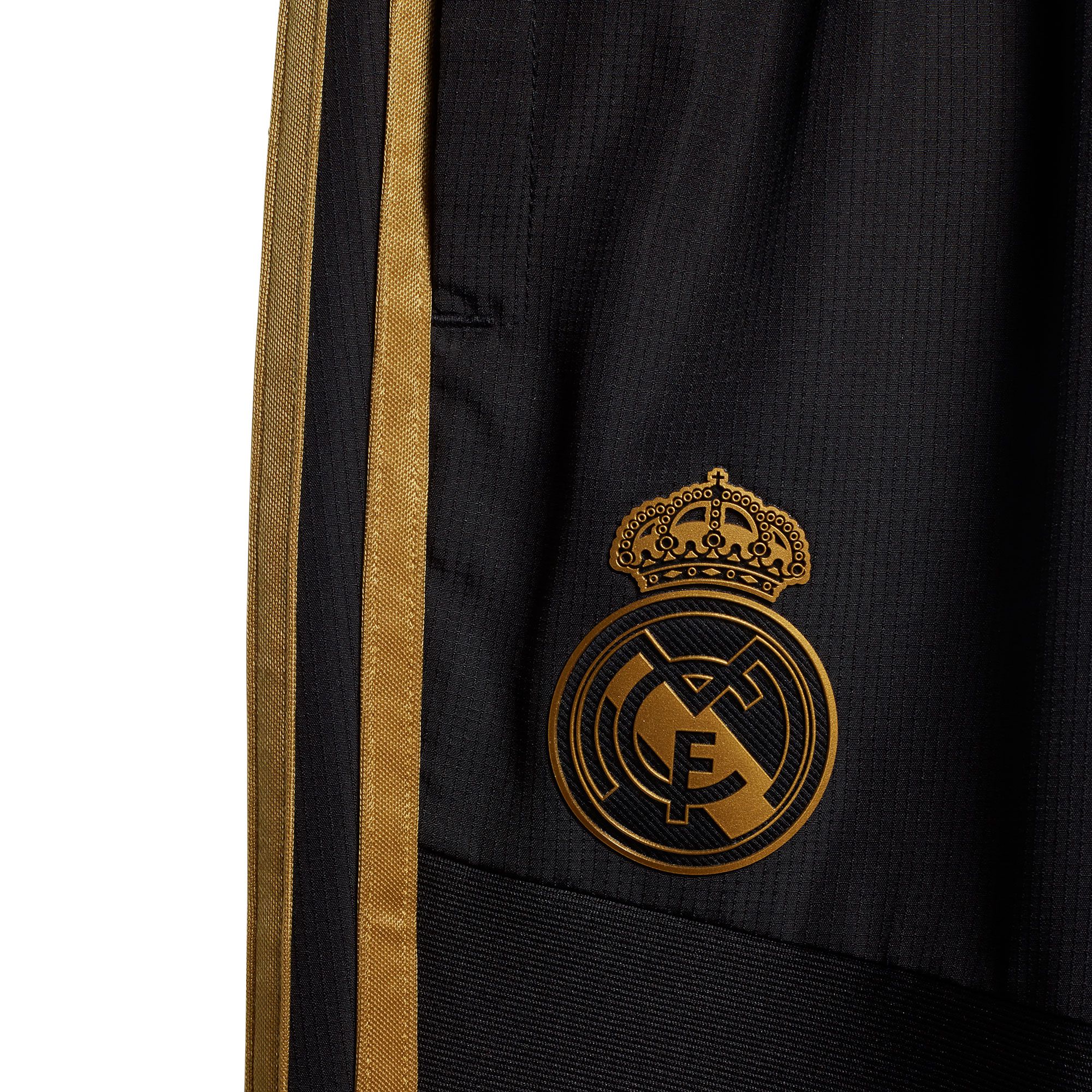Chándal de Paseo Real Madrid 2019/2020 Junior Negro Dorado - Fútbol Factory