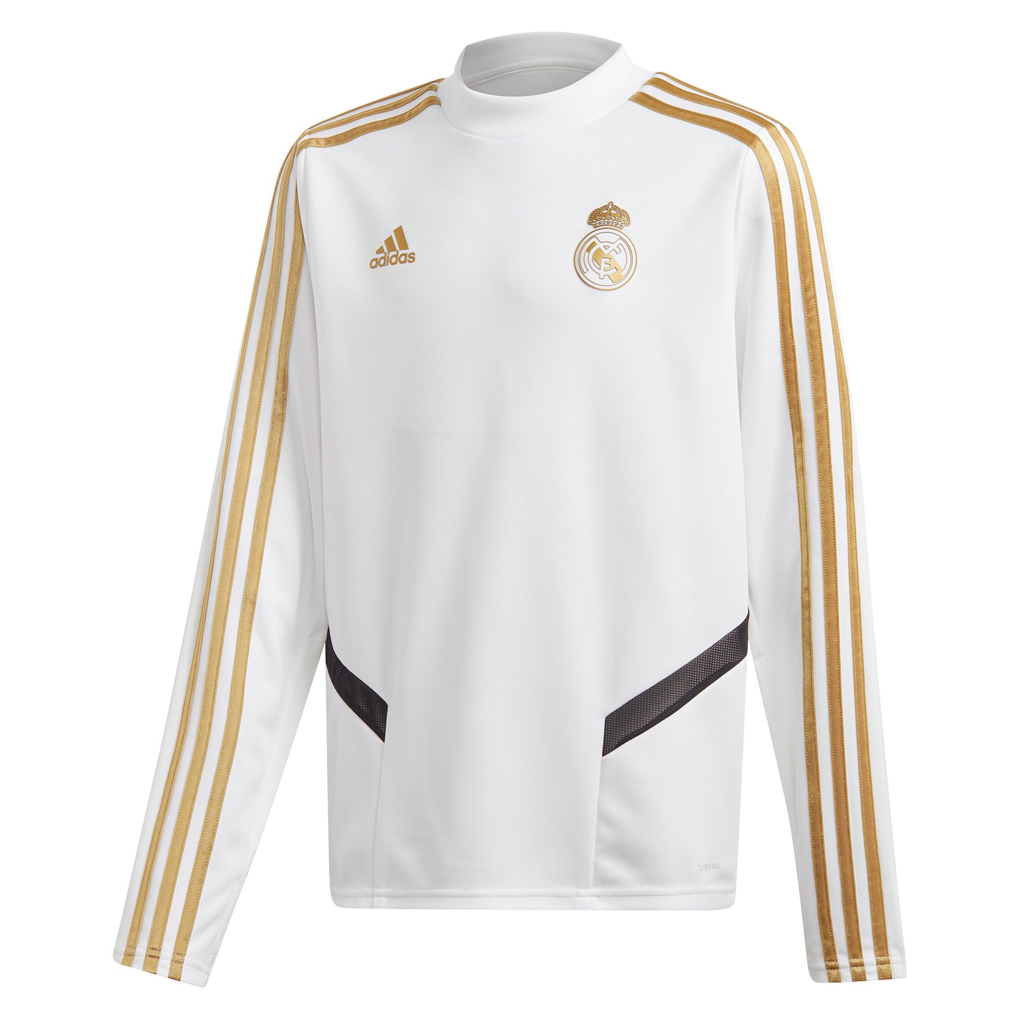 Sudadera de Training Real Madrid 2019/2020 Junior Blanco Dorado - Fútbol Factory