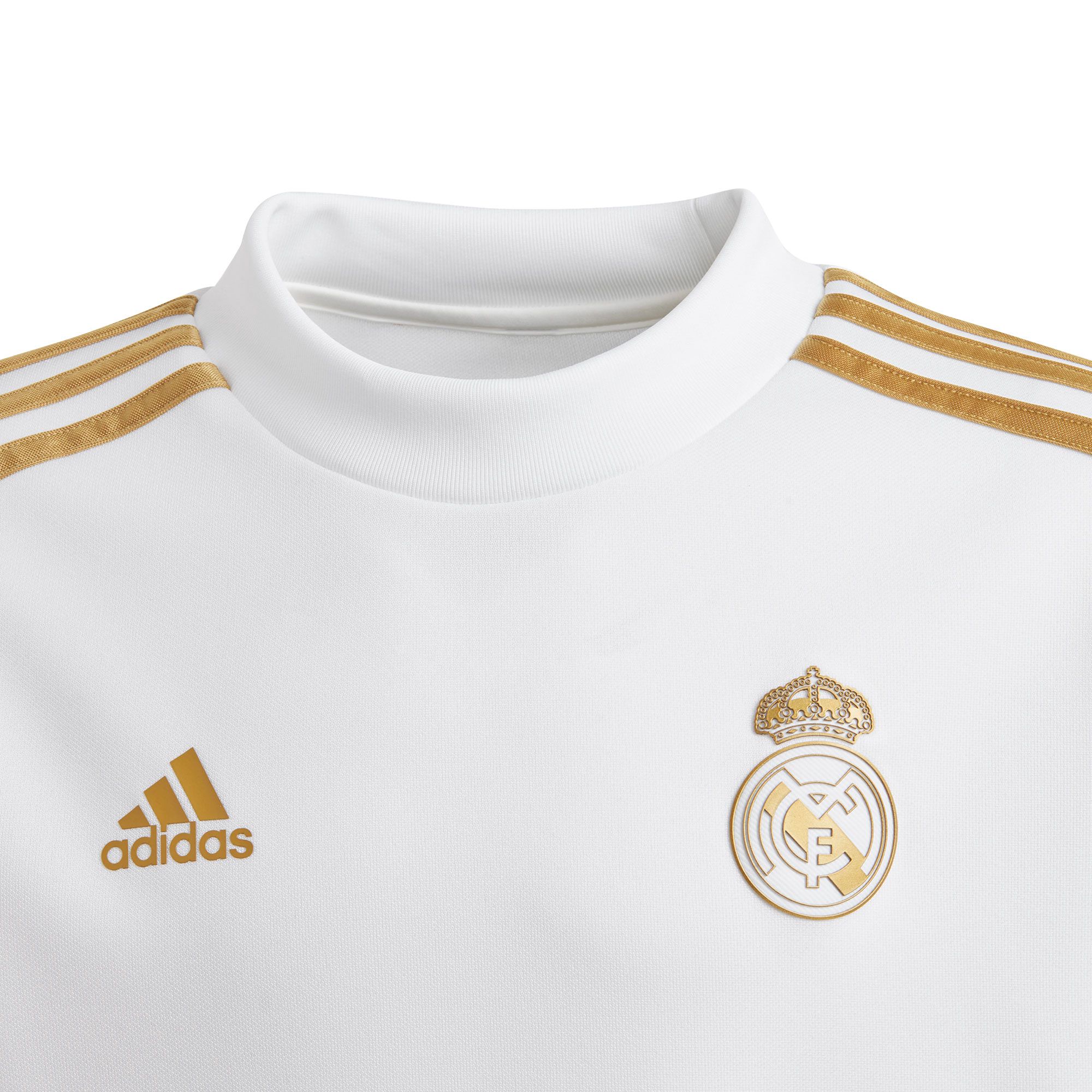 Sudadera de Training Real Madrid 2019/2020 Junior Blanco Dorado - Fútbol Factory