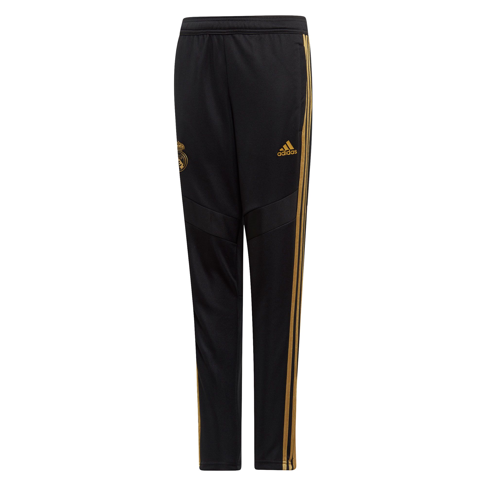 Pantalón Largo de Training Real Madrid 2019/2020 Junior Negro Dorado - Fútbol Factory