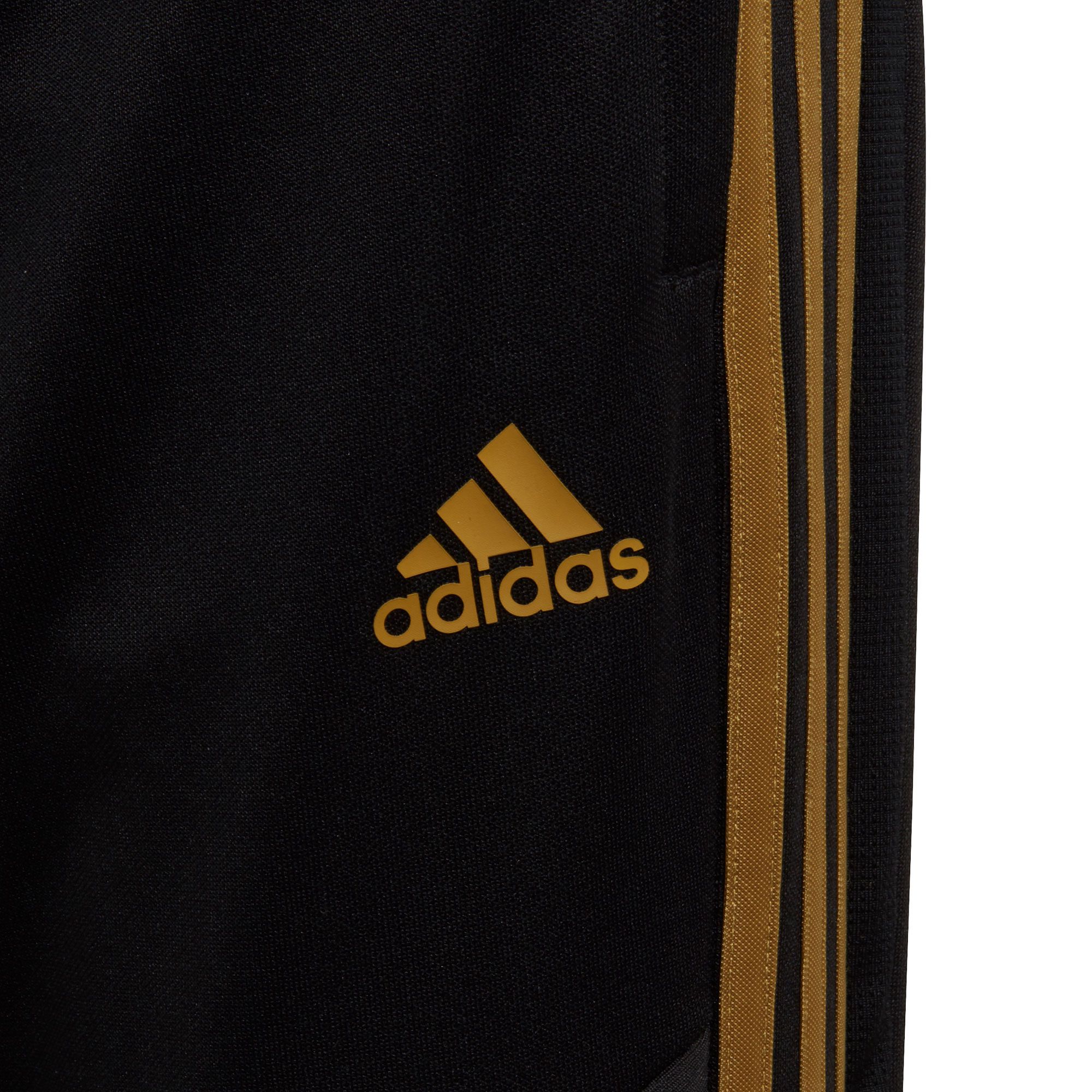 Pantalón Largo de Training Real Madrid 2019/2020 Junior Negro Dorado - Fútbol Factory