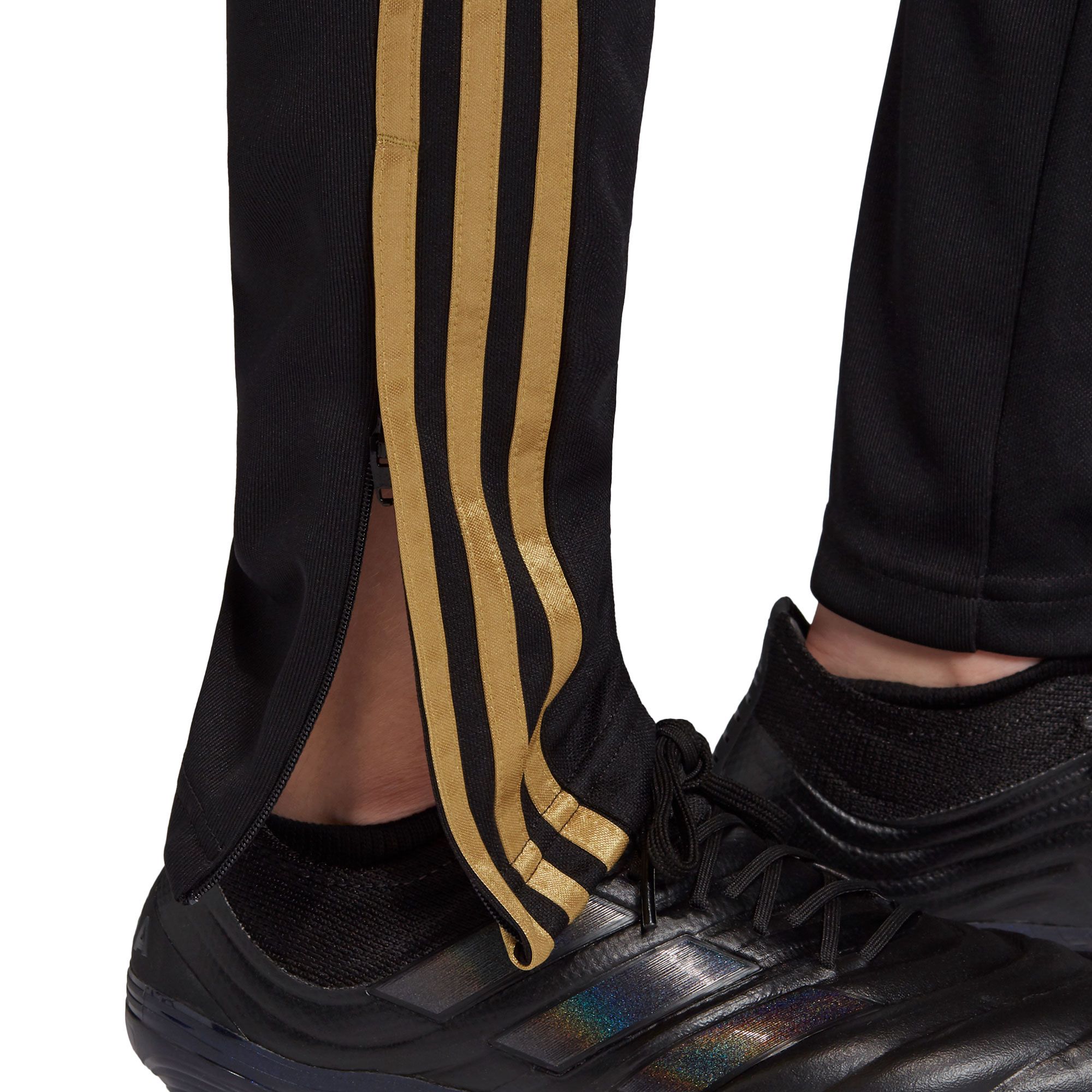 Pantalón Largo de Training Real Madrid 2019/2020 Junior Negro Dorado - Fútbol Factory