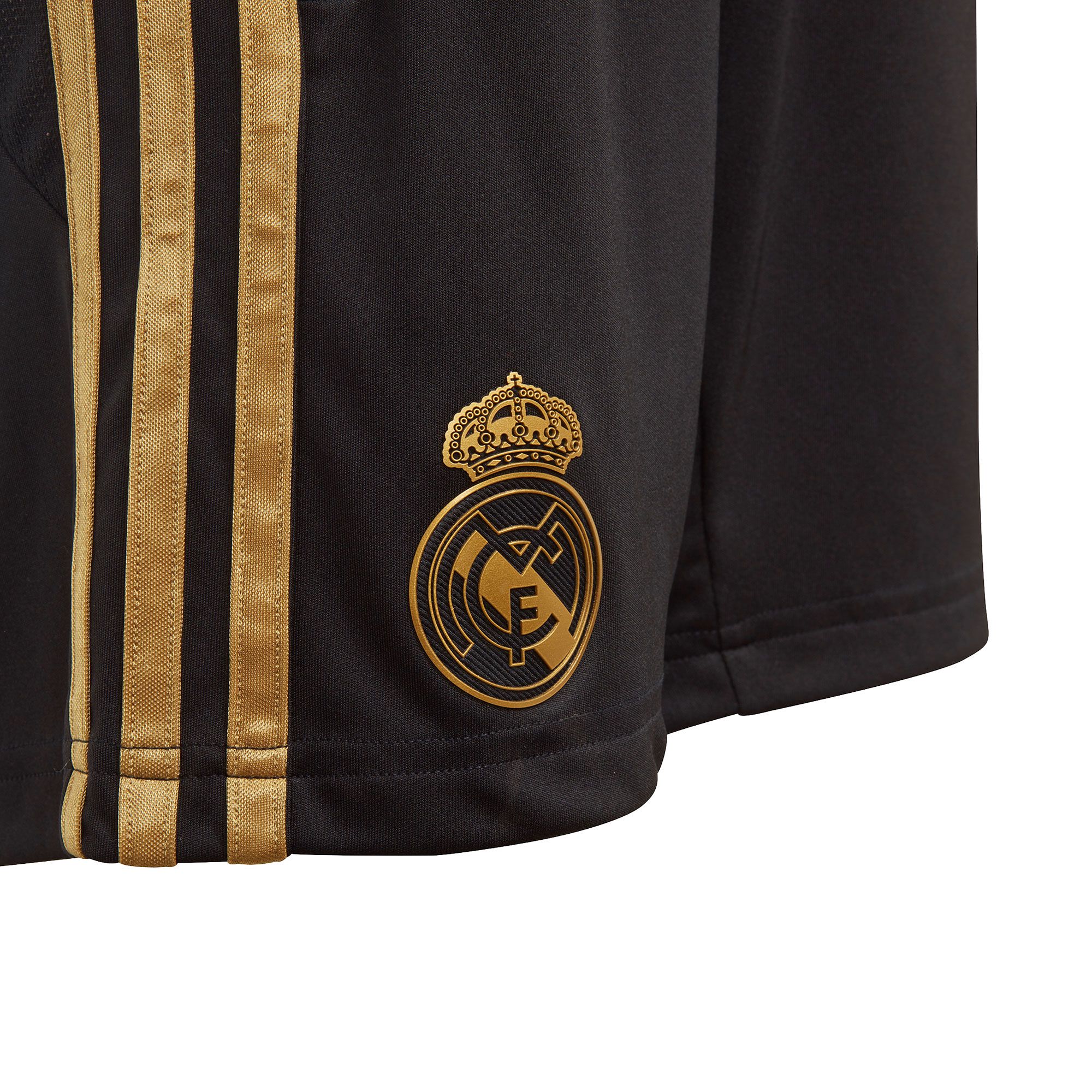 Pantalón Corto de Training Real Madrid 2019/2020 Junior Negro Dorado - Fútbol Factory