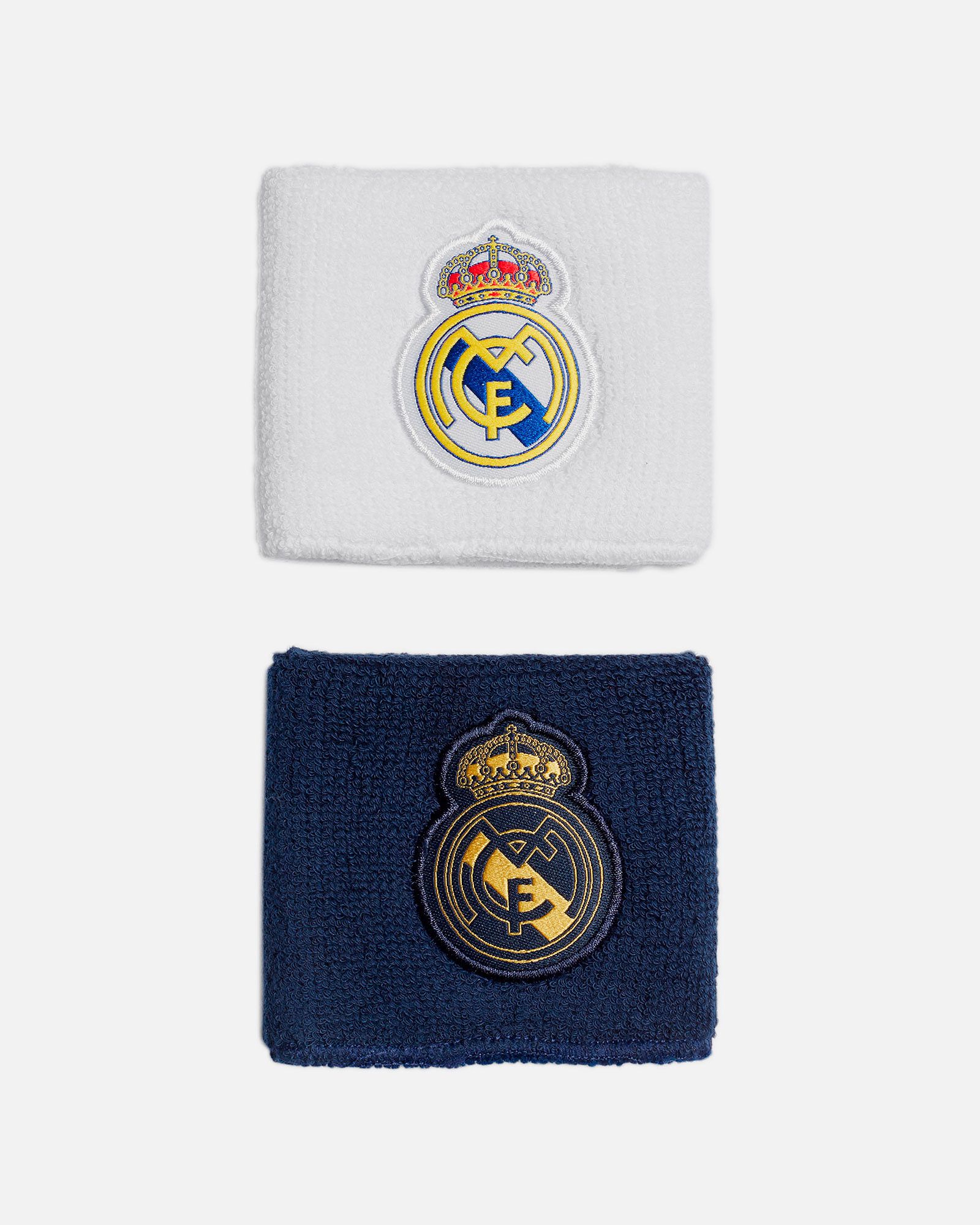 Muñequera Real Madrid 2019/2020 Negro Blanco - Fútbol Factory