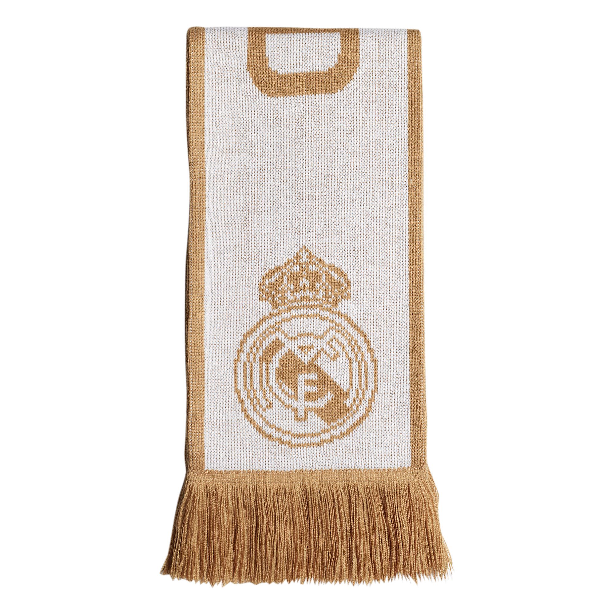 Bufanda Real Madrid 2019/2020 Blanco Dorado - Fútbol Factory