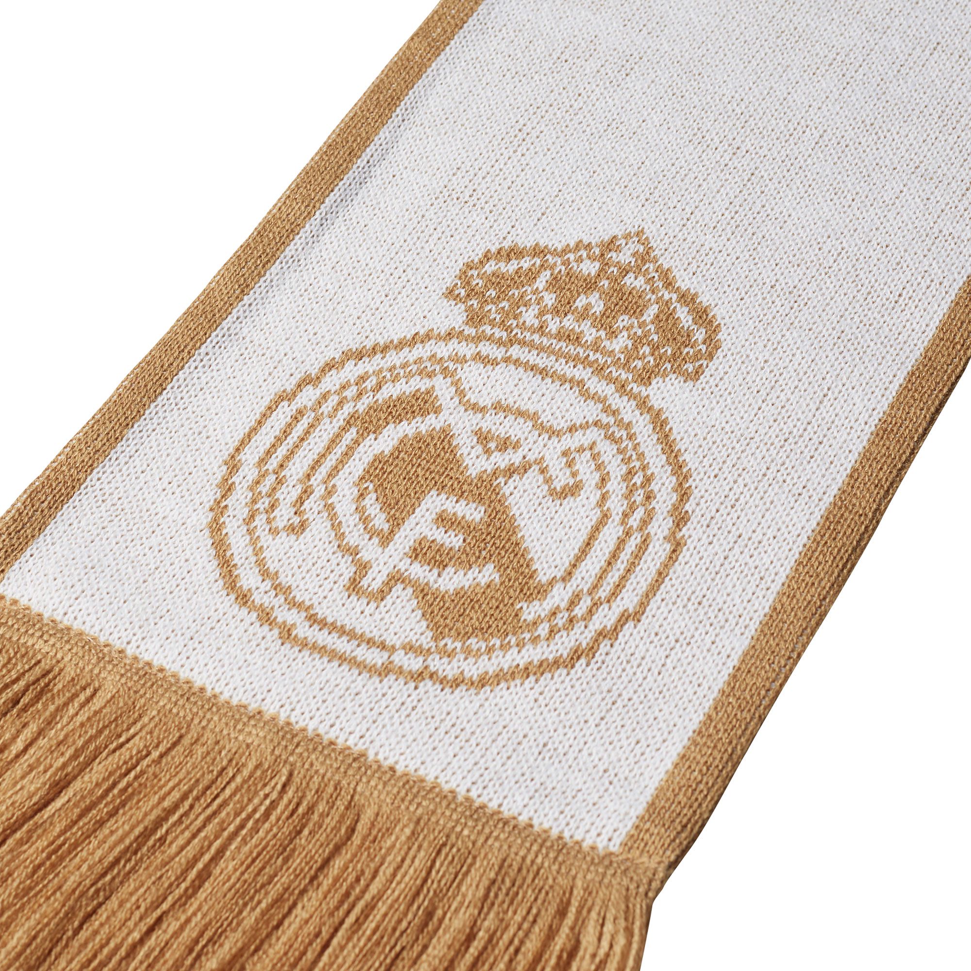 Bufanda Real Madrid 2019/2020 Blanco Dorado - Fútbol Factory