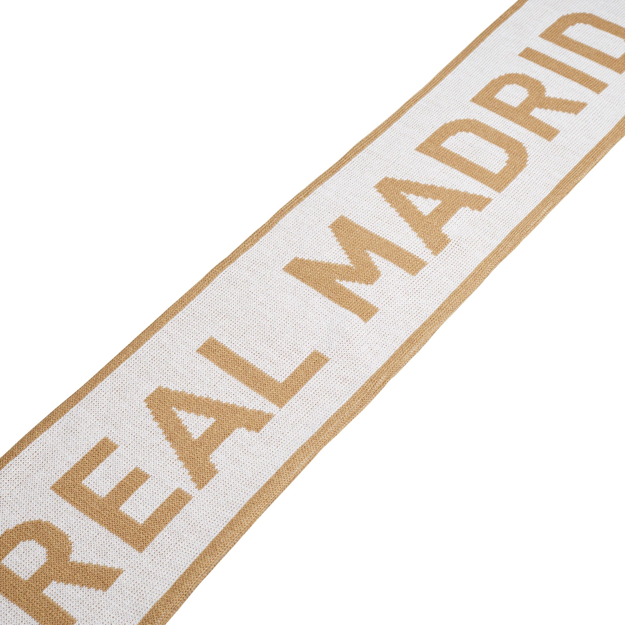 Bufanda Real Madrid 2019/2020 Blanco Dorado - Fútbol Factory