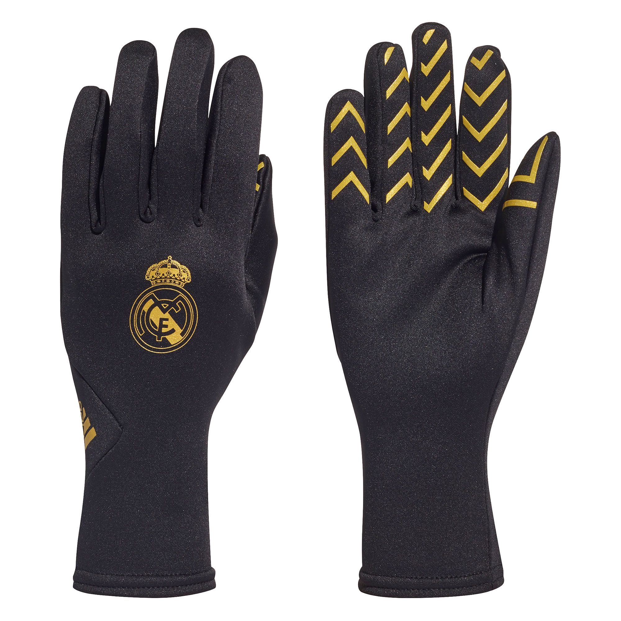 Guantes de Training Real Madrid 2019/2020 Field Player Negro Dorado - Fútbol Factory