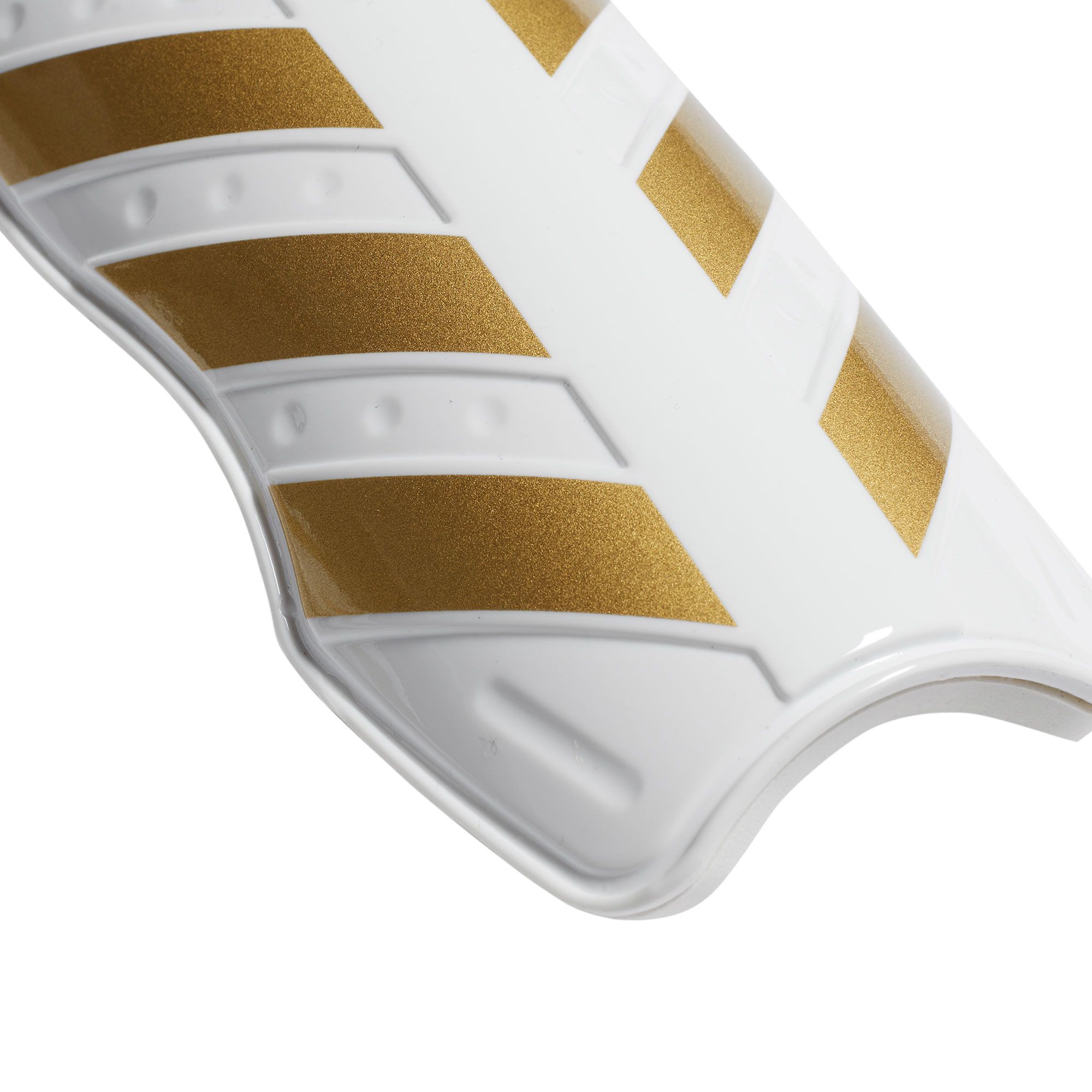 Espinilleras Real Madrid Pro Lite 2019/2020 Blanco Dorado - Fútbol Factory