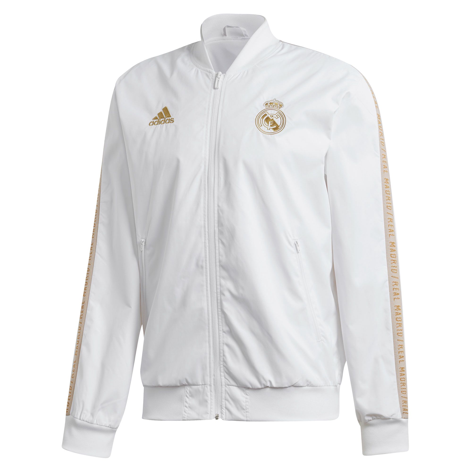 Chaqueta de Prepartido Real Madrid 2019/2020 Blanco - Fútbol Factory