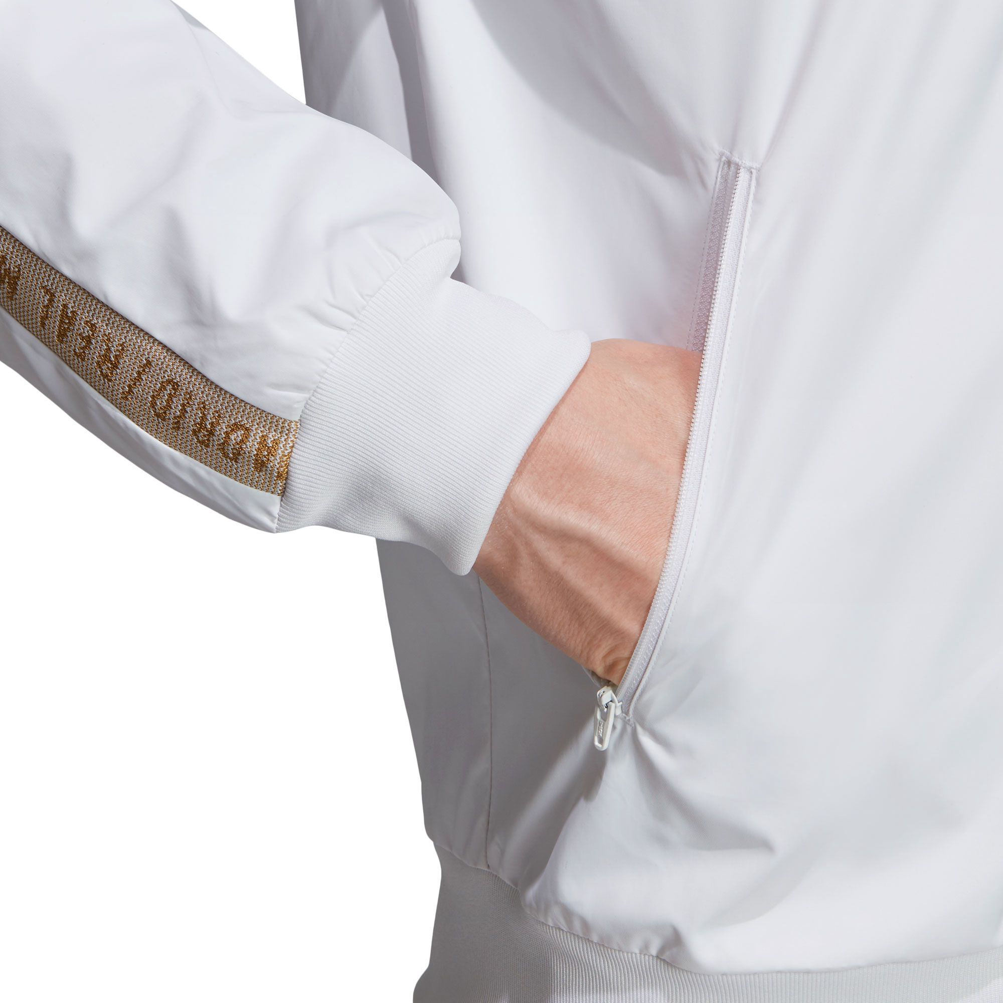 Chaqueta de Prepartido Real Madrid 2019/2020 Blanco - Fútbol Factory