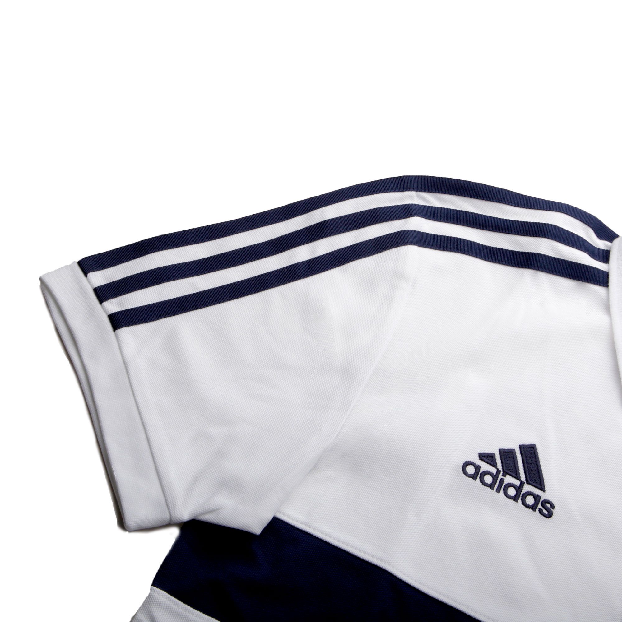 Polo de Paseo Real Madrid 2019/2020 Blanco Marino - Fútbol Factory