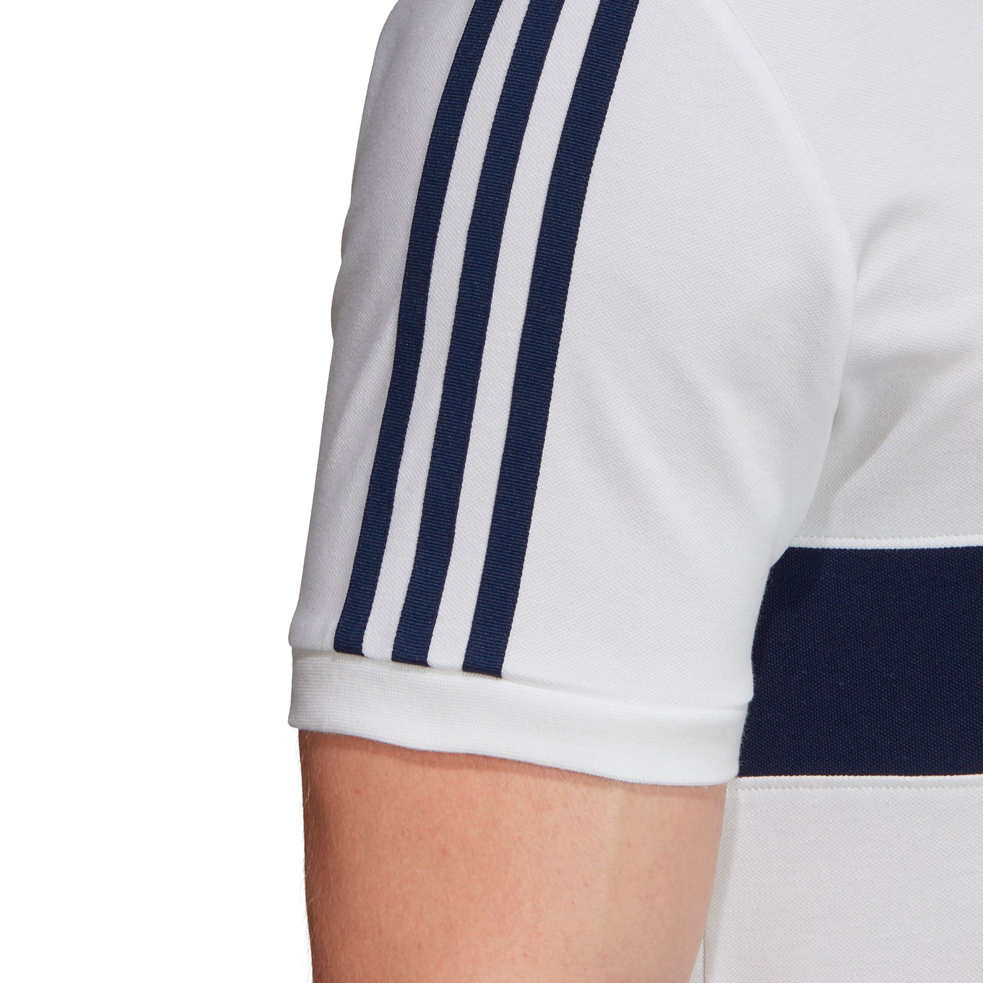 Polo de Paseo Real Madrid 2019/2020 Blanco Marino - Fútbol Factory