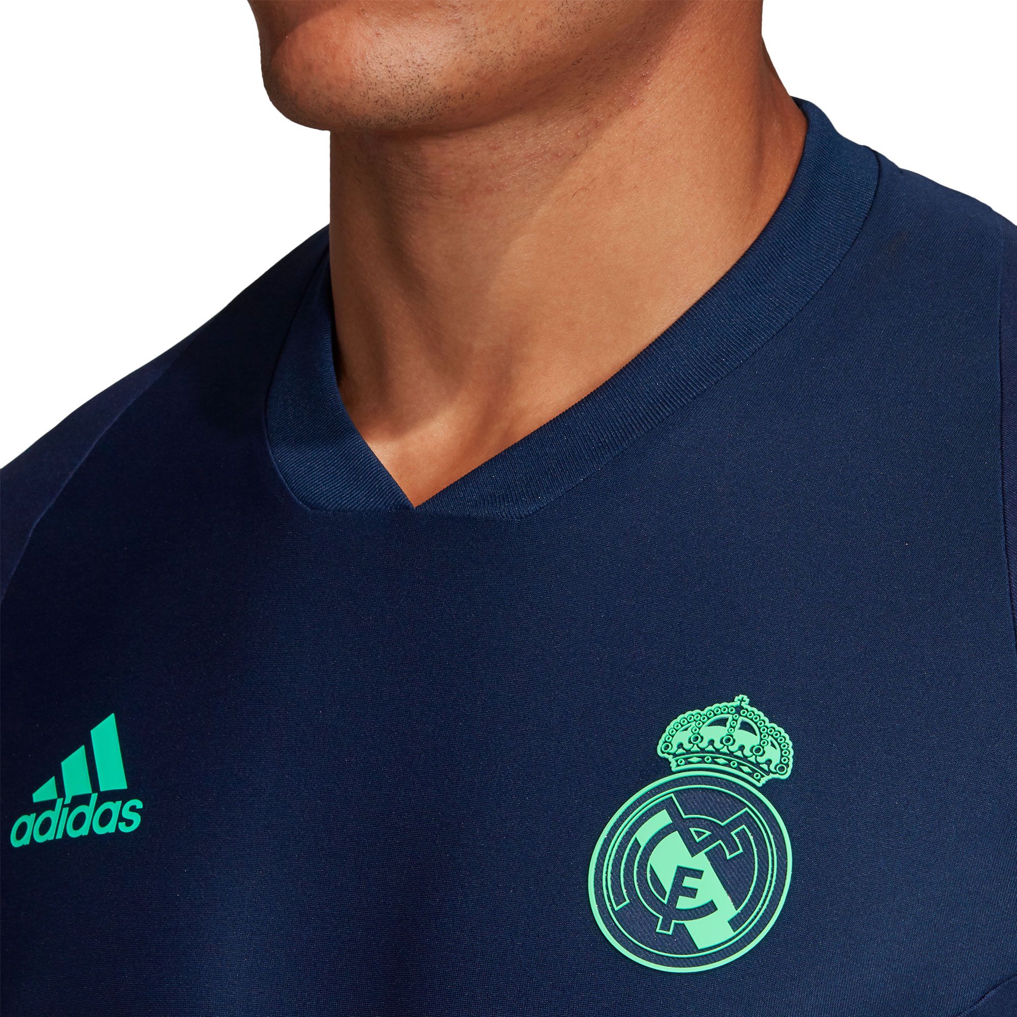 Camiseta de Training Real Madrid 2019/2020 Azul Verde - Fútbol Factory