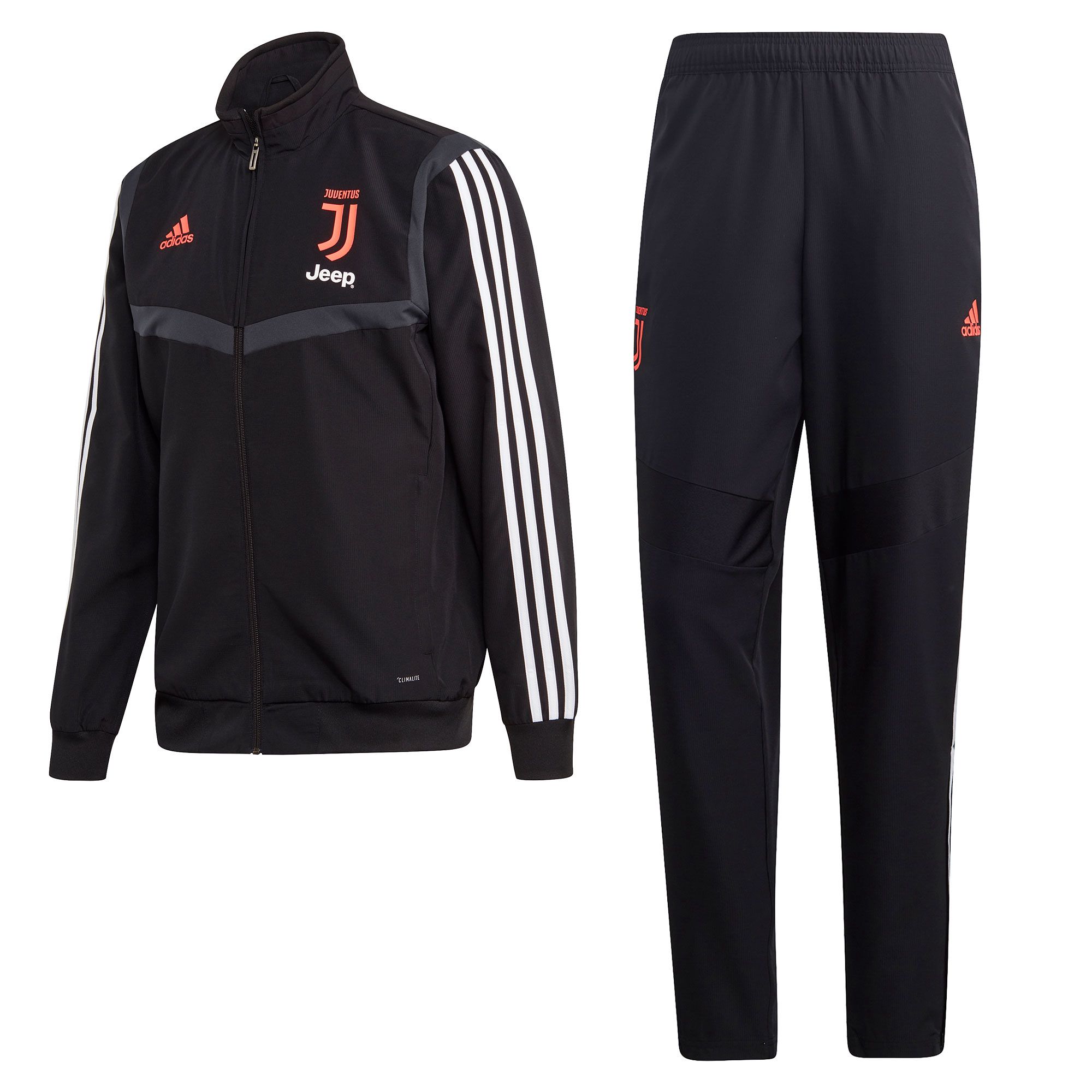 Chándal Pre-Match Juventus Turín 2019/2020 Negro - Fútbol Factory