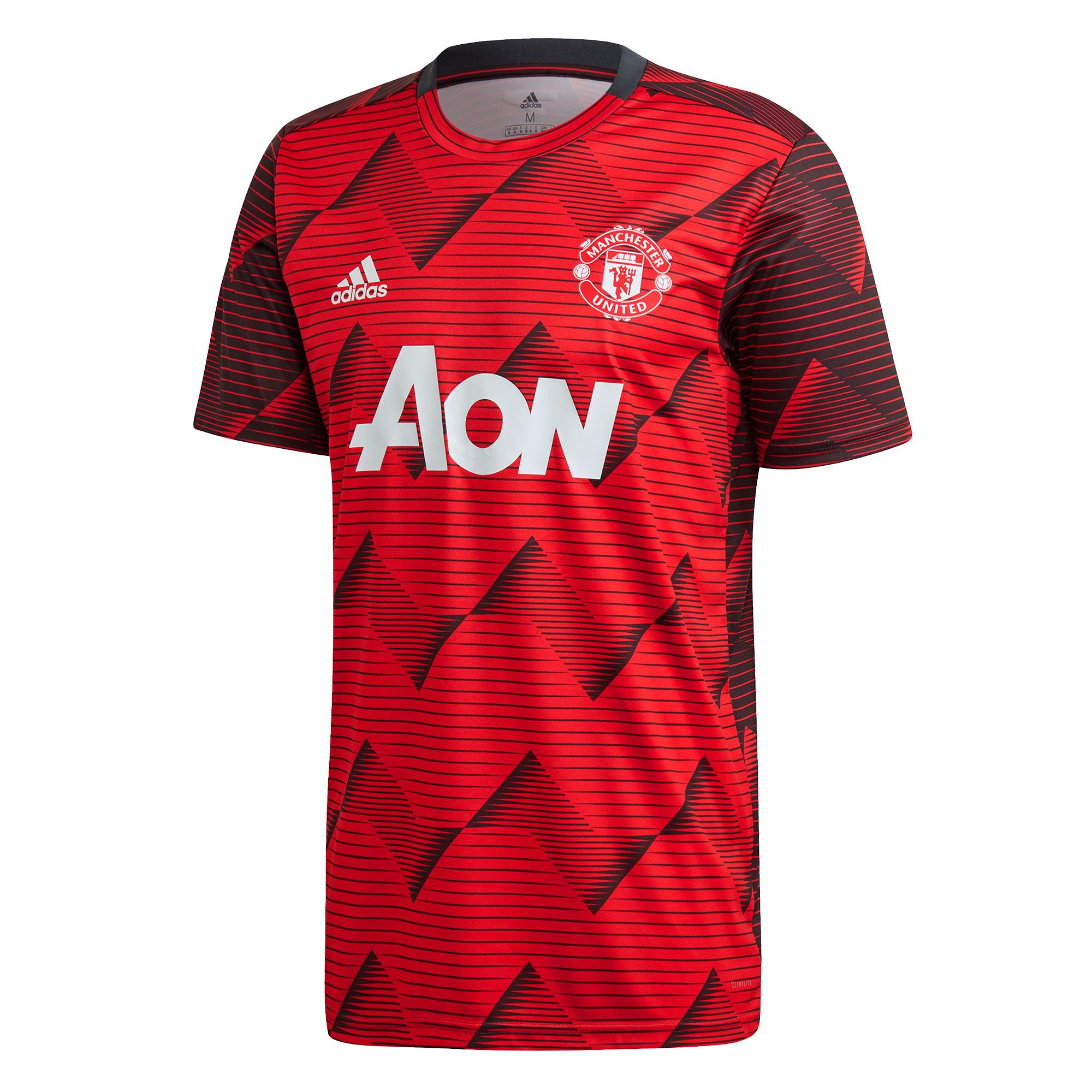 Camiseta Pre-Match Manchester United 2019/2020 Rojo Negro - Fútbol Factory