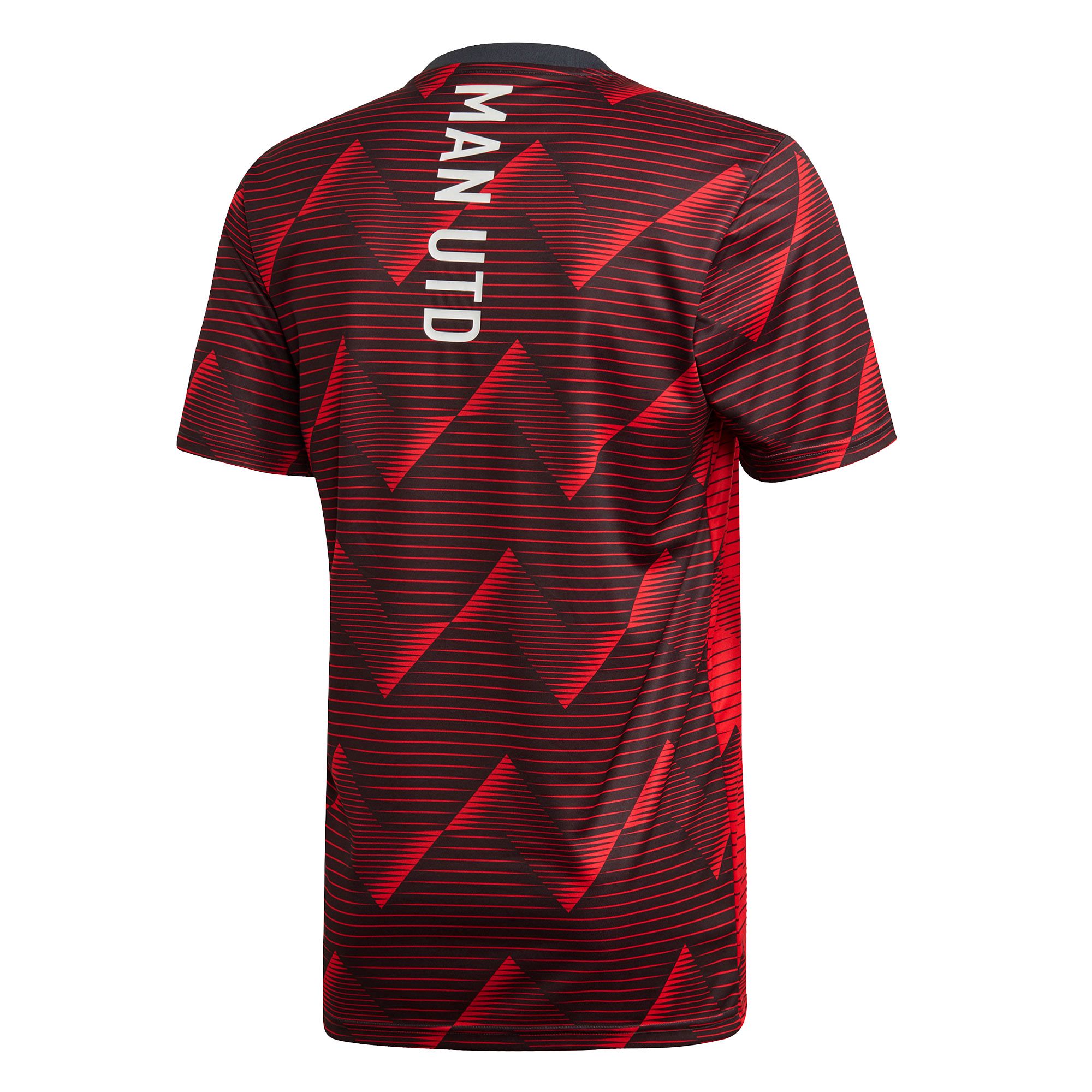 Camiseta Pre-Match Manchester United 2019/2020 Rojo Negro - Fútbol Factory