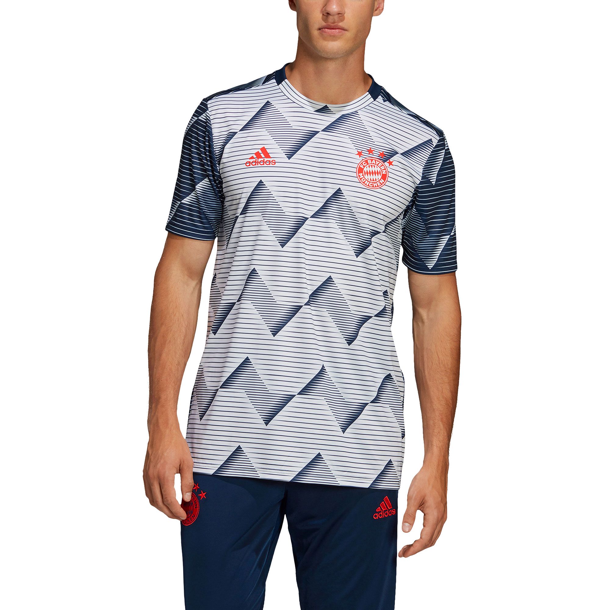 Camiseta Pre-Match Bayern Munich 2019/2020 Blanco - Fútbol Factory