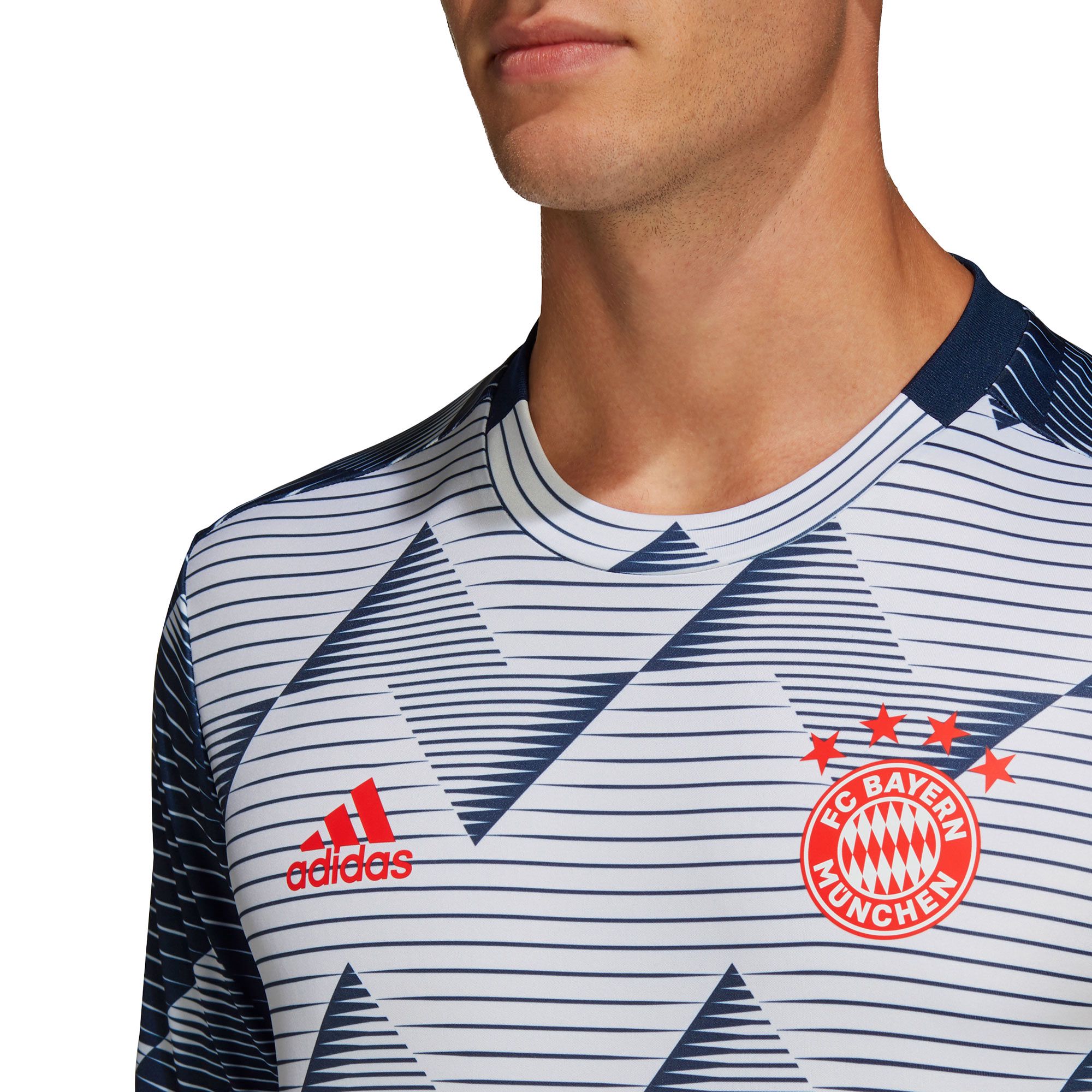 Camiseta Pre-Match Bayern Munich 2019/2020 Blanco - Fútbol Factory