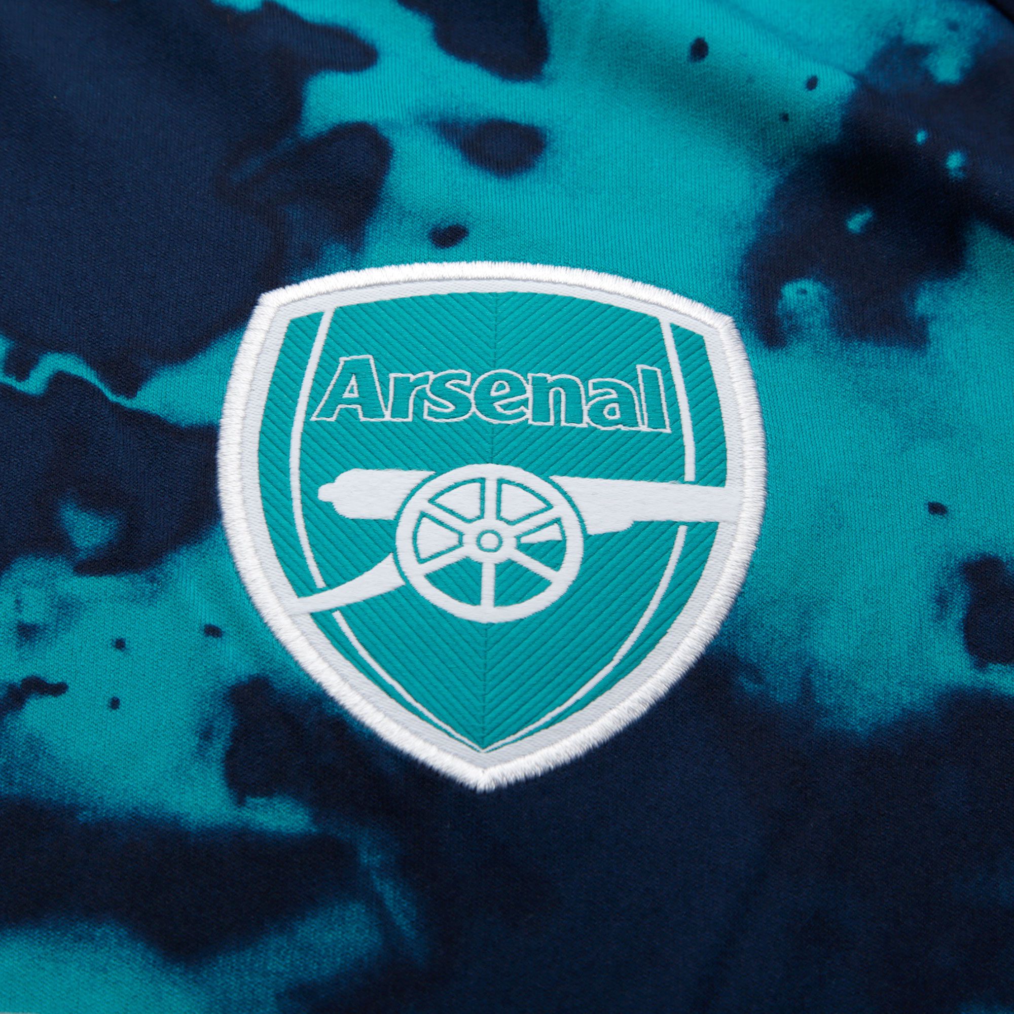 Camiseta Pre-Match Arsenal FC 2019/2020 Parley Verde Negro - Fútbol Factory