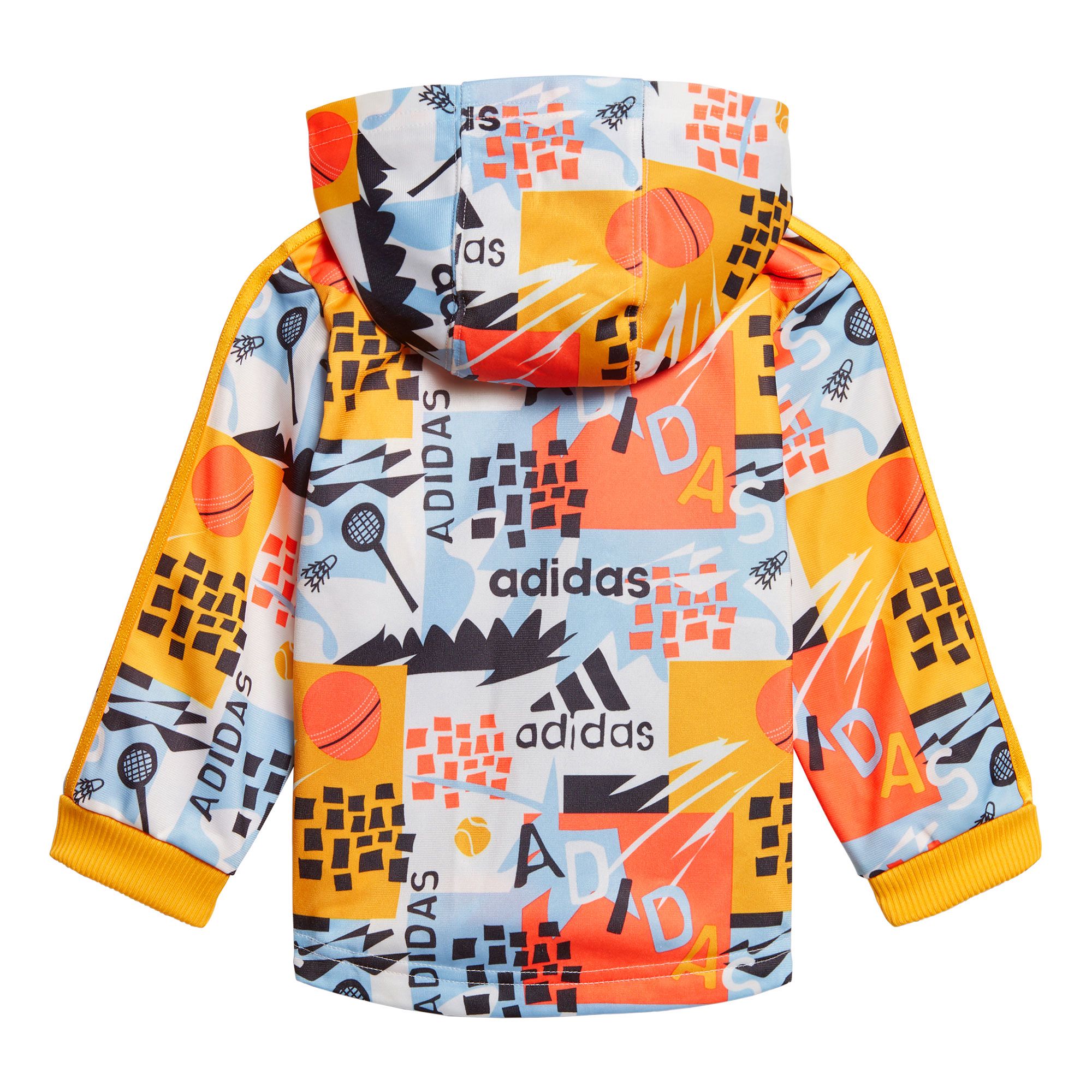 Chándal Shiny Capucha Bebé Naranja - Fútbol Factory