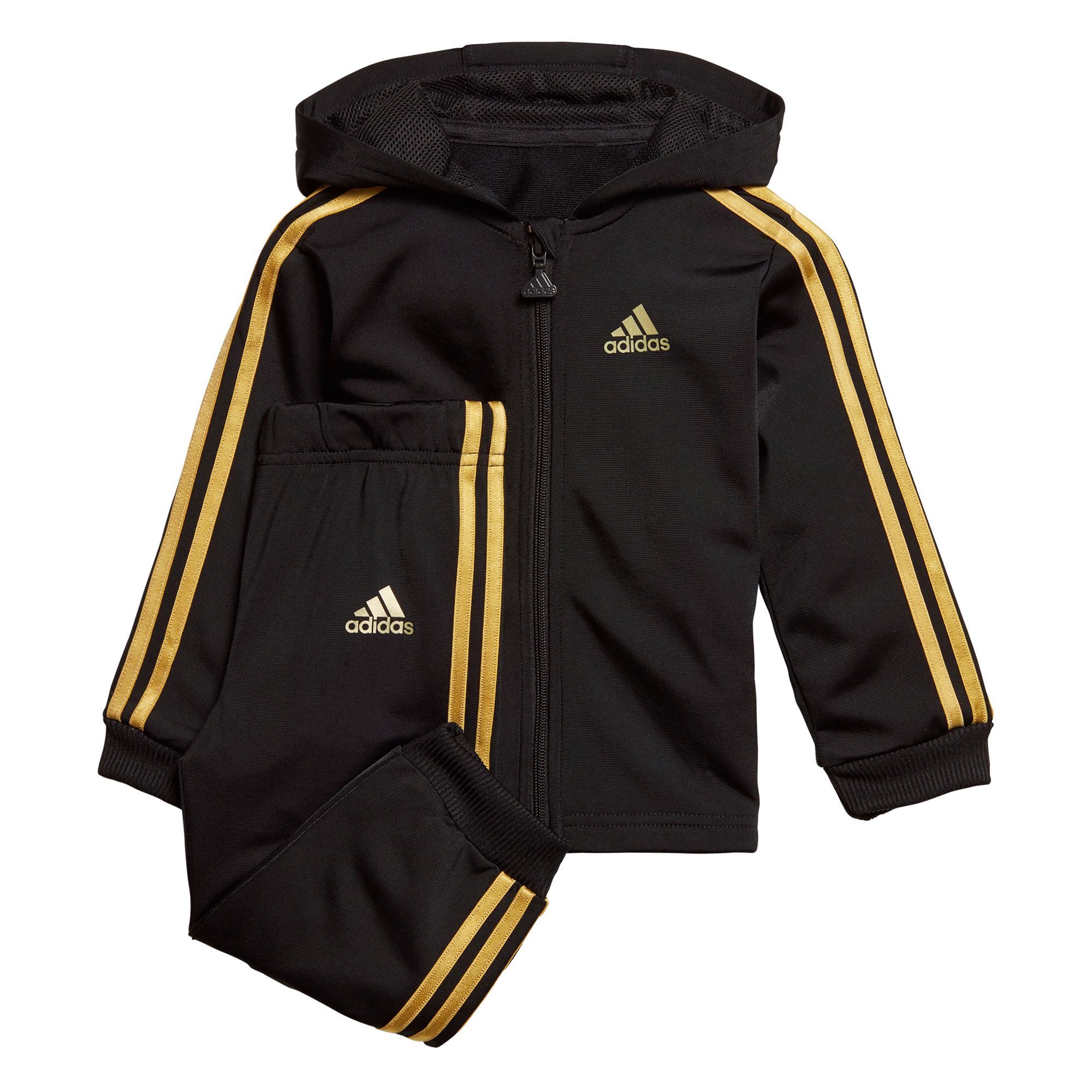 Chándal Shiny Capucha Bebé Negro - Fútbol Factory