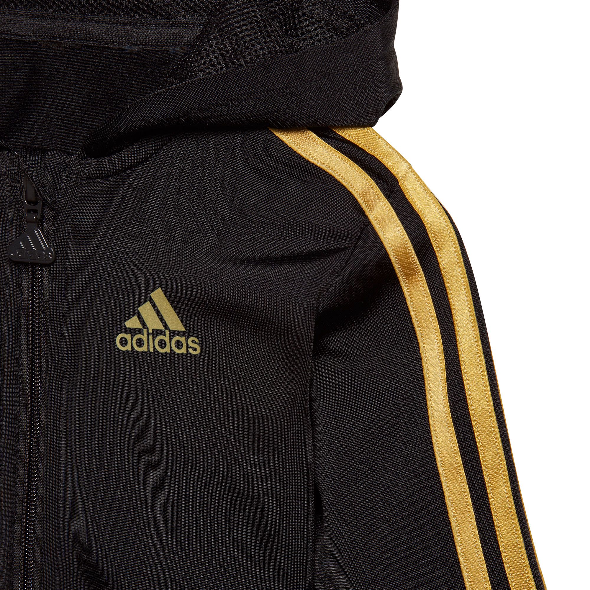 Chándal Shiny Capucha Bebé Negro - Fútbol Factory