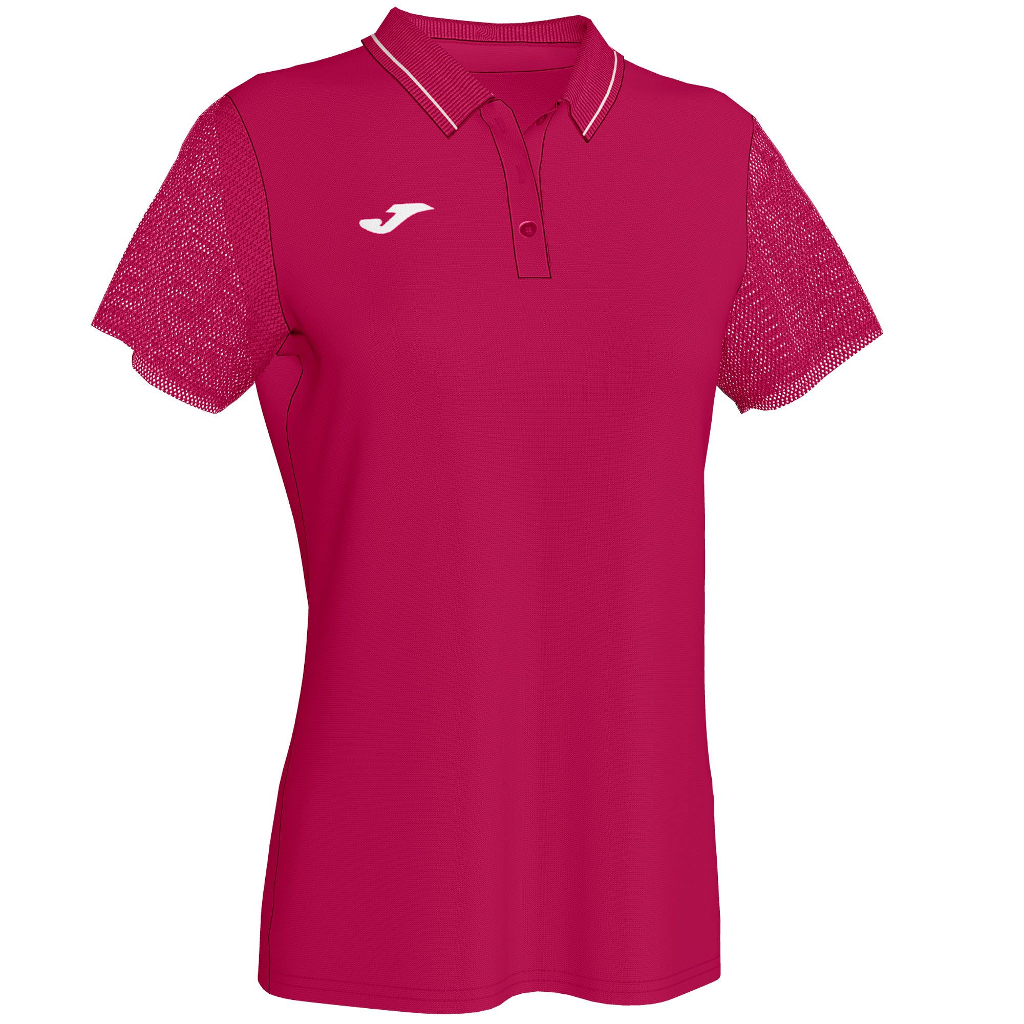 Polo de Tenis/Padel Aurora Mujer Fucsia - Fútbol Factory