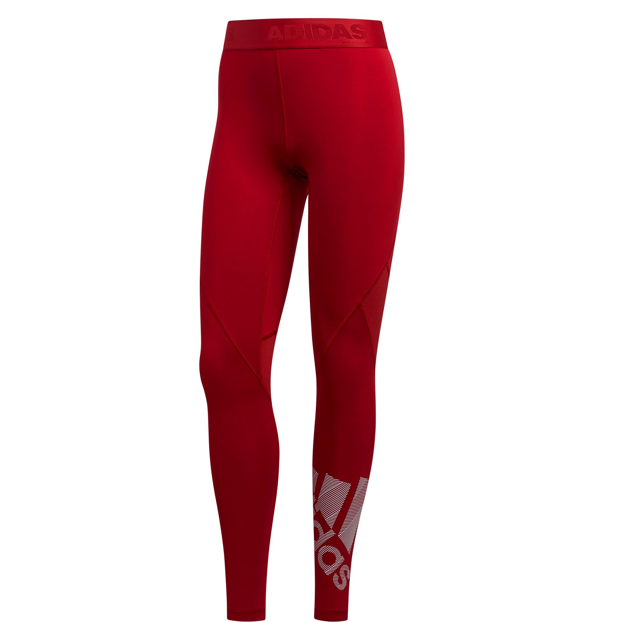 Mallas Largas de Training Alphaskin Sport Mujer Rojo - Fútbol Factory