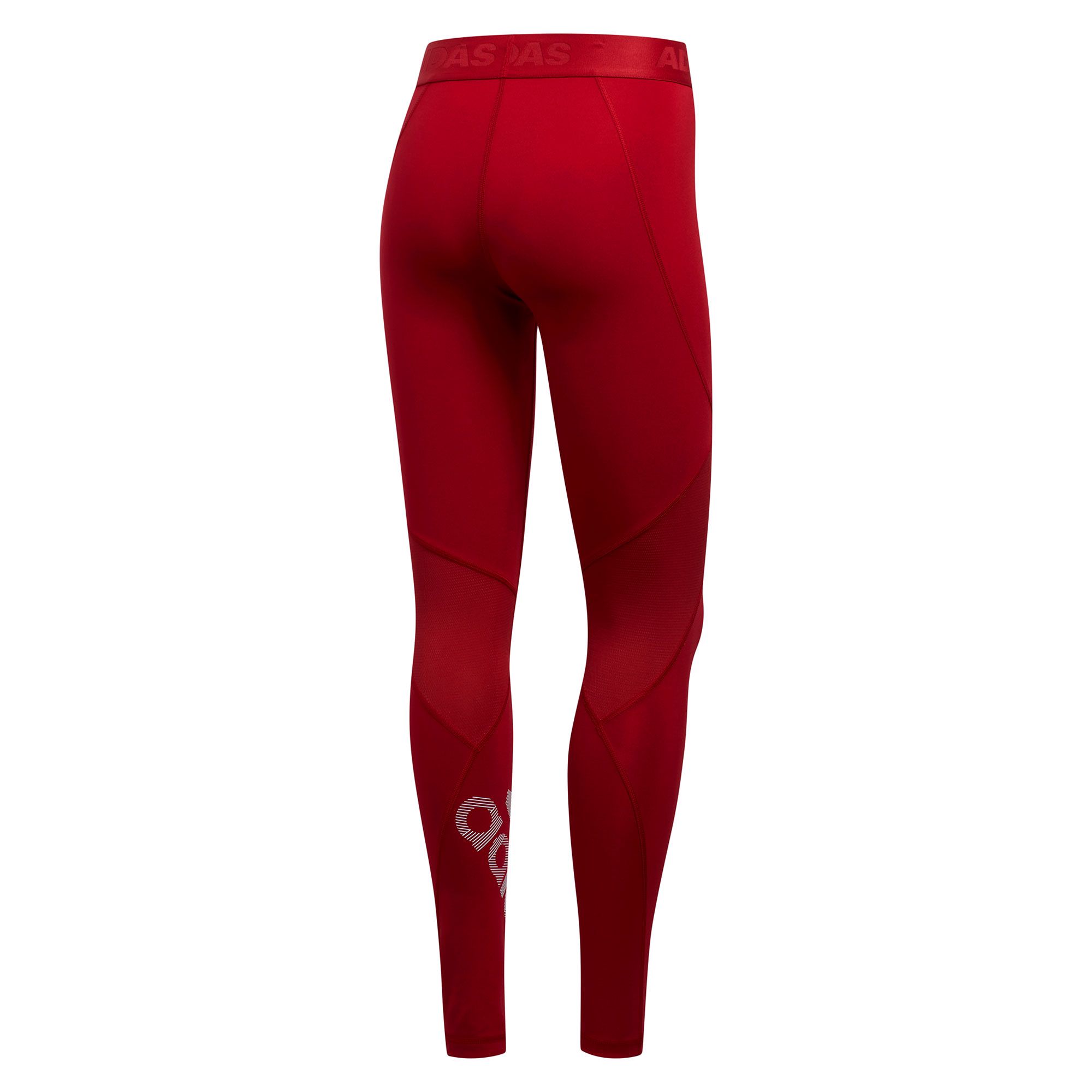 Mallas Largas de Training Alphaskin Sport Mujer Rojo - Fútbol Factory